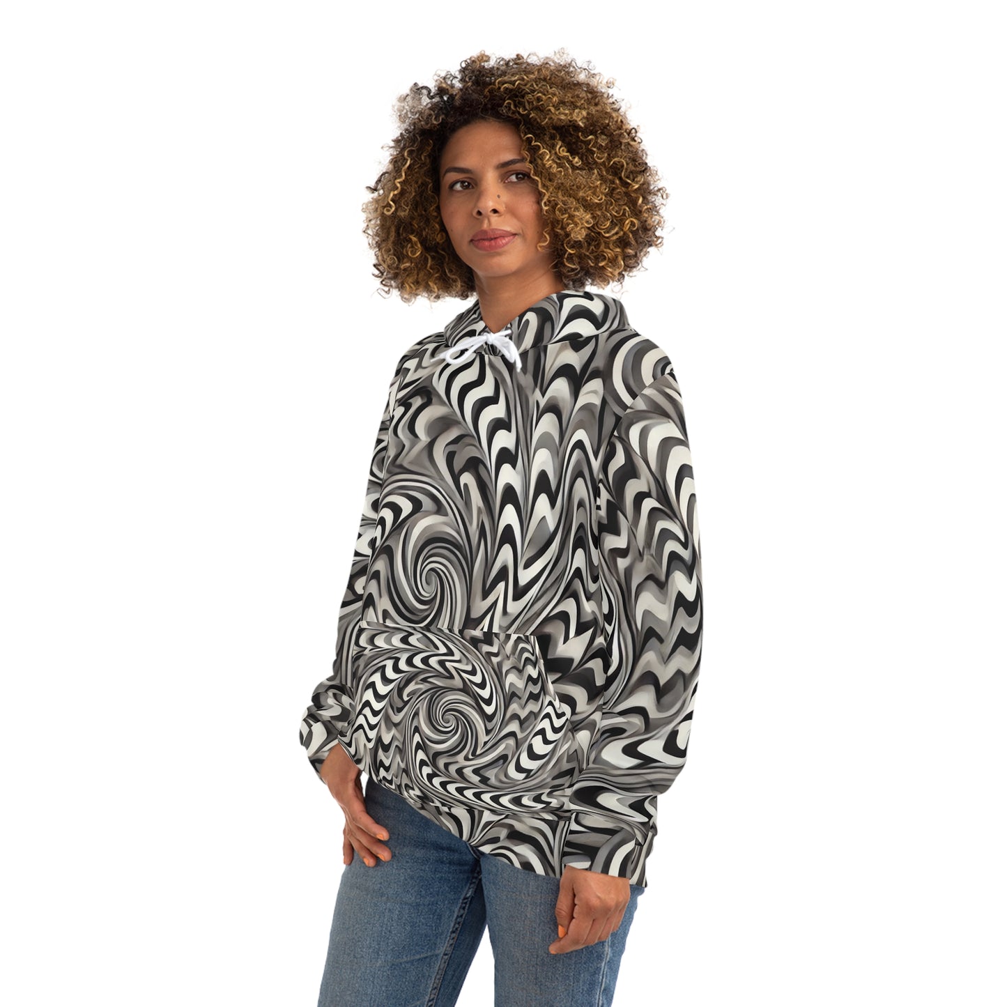 Inverse Reflection Anti-Surveillance Hoodie – Biometric Protection Apparel