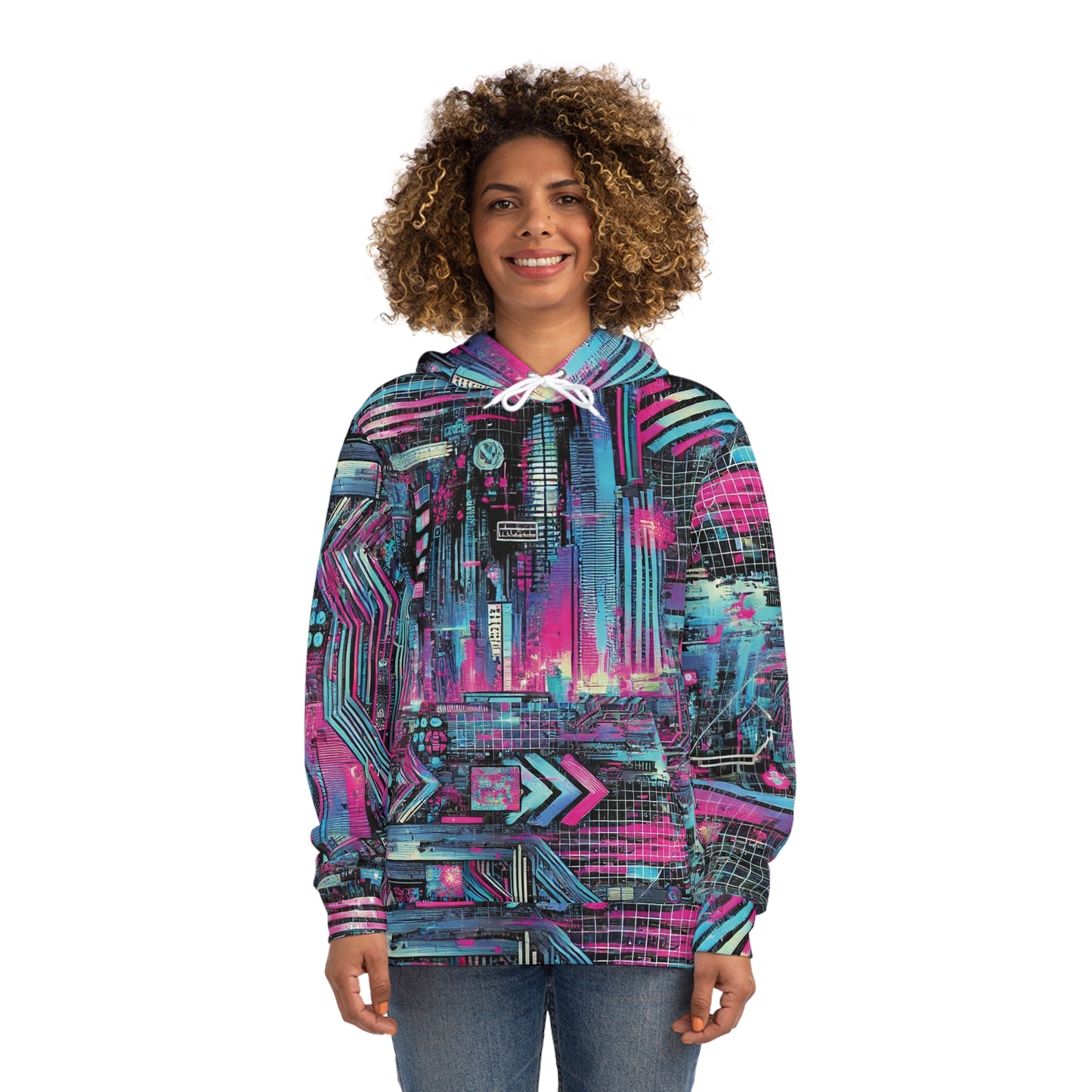 Cyber City Anti-Surveillance Hoodie – Facial Recognition Resistant Privacy Protection Clothing