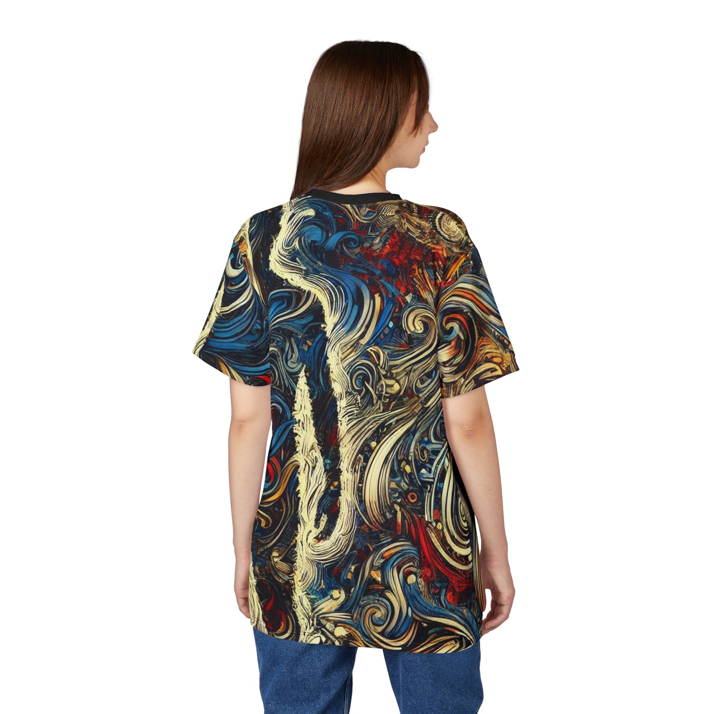 Encrypted Horizons Anti-Surveillance Tee Shirt – Adversarial Pattern Clothing