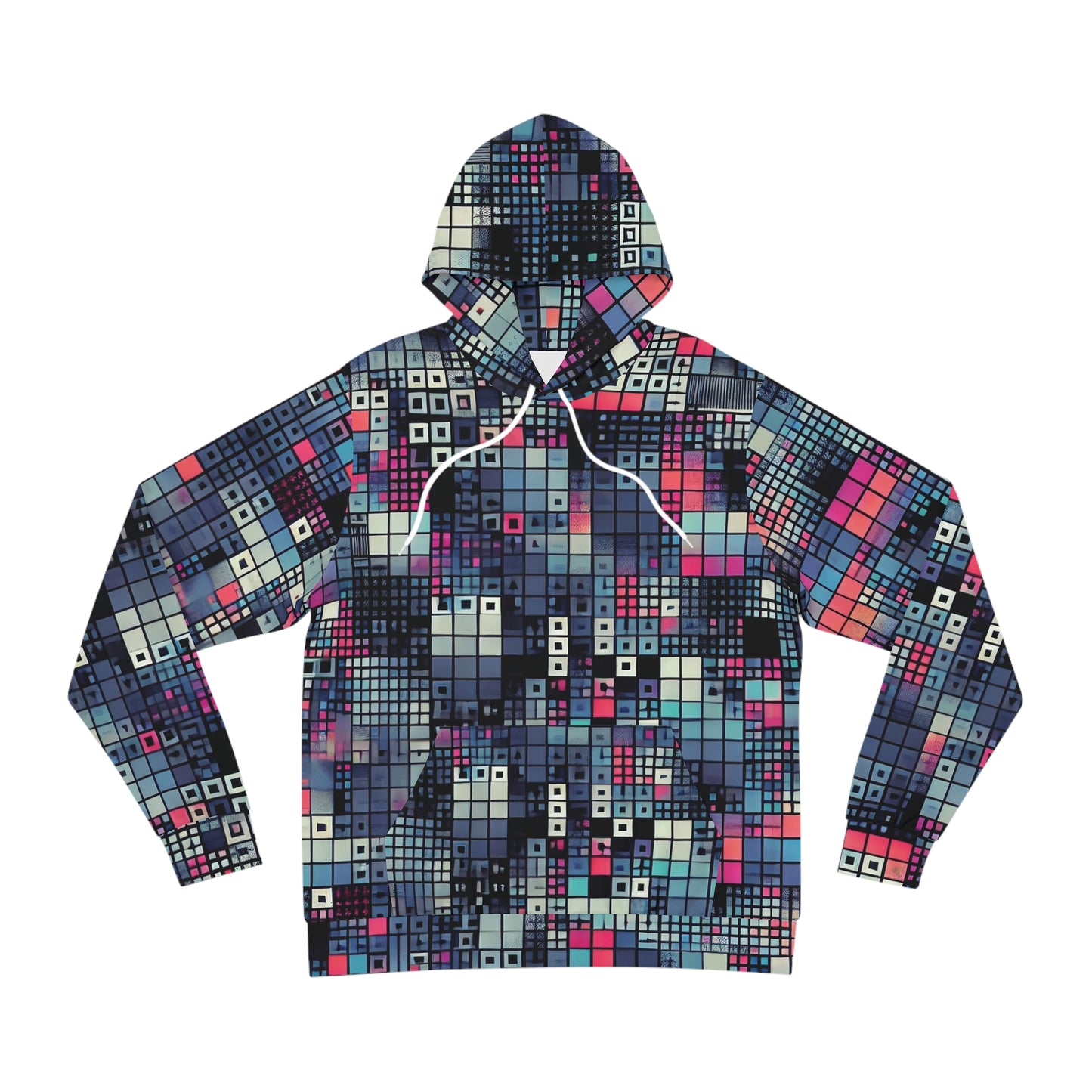 Optical Disarray Anti-Surveillance Hoodie – Machine Vision Disruption Apparel