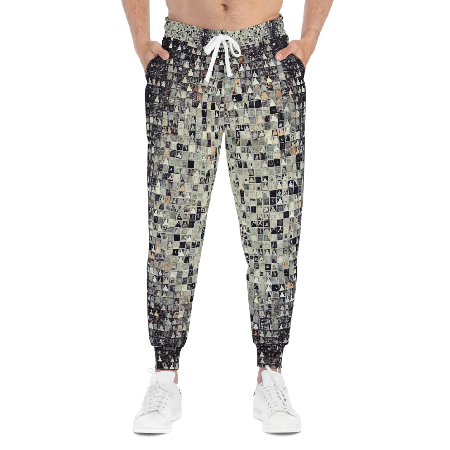 Pixel Disruption Anti-Surveillance Joggers – Machine Vision Protection