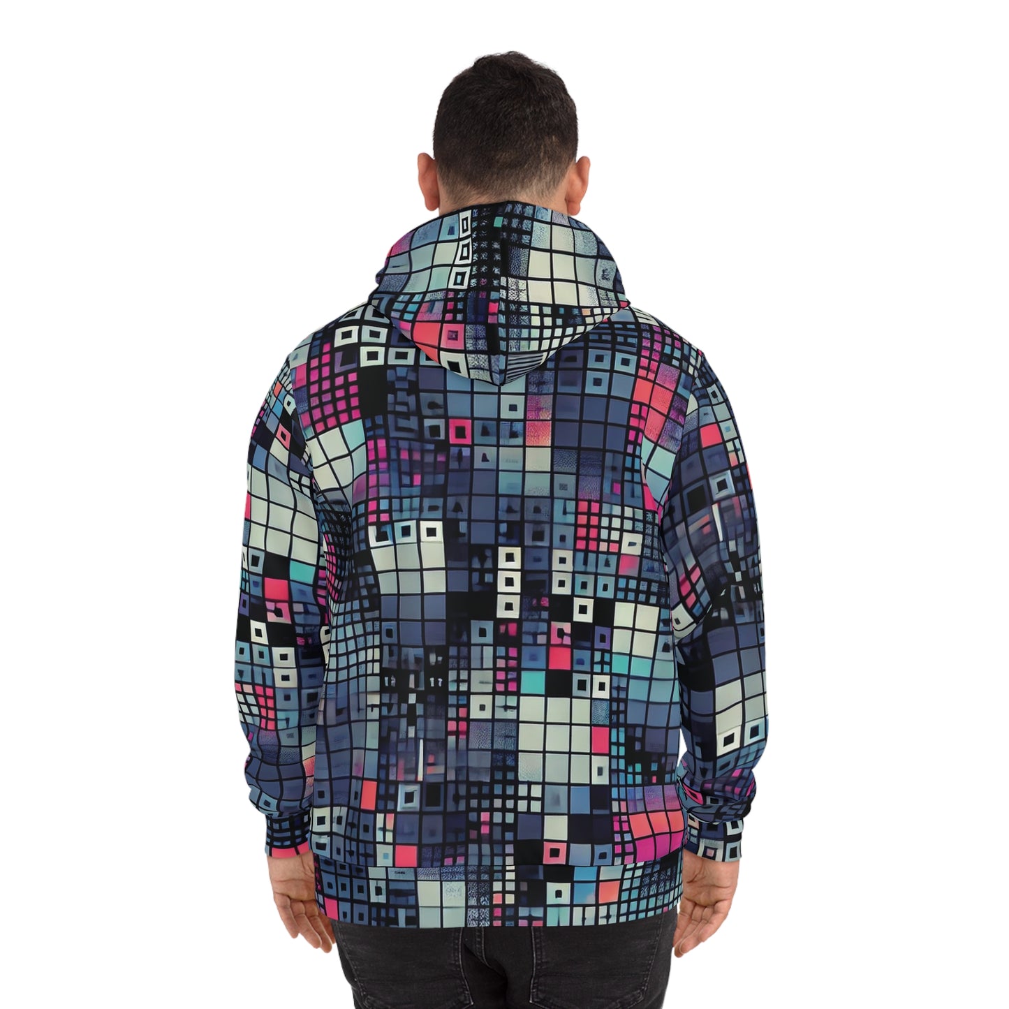 Optical Disarray Anti-Surveillance Hoodie – Machine Vision Disruption Apparel