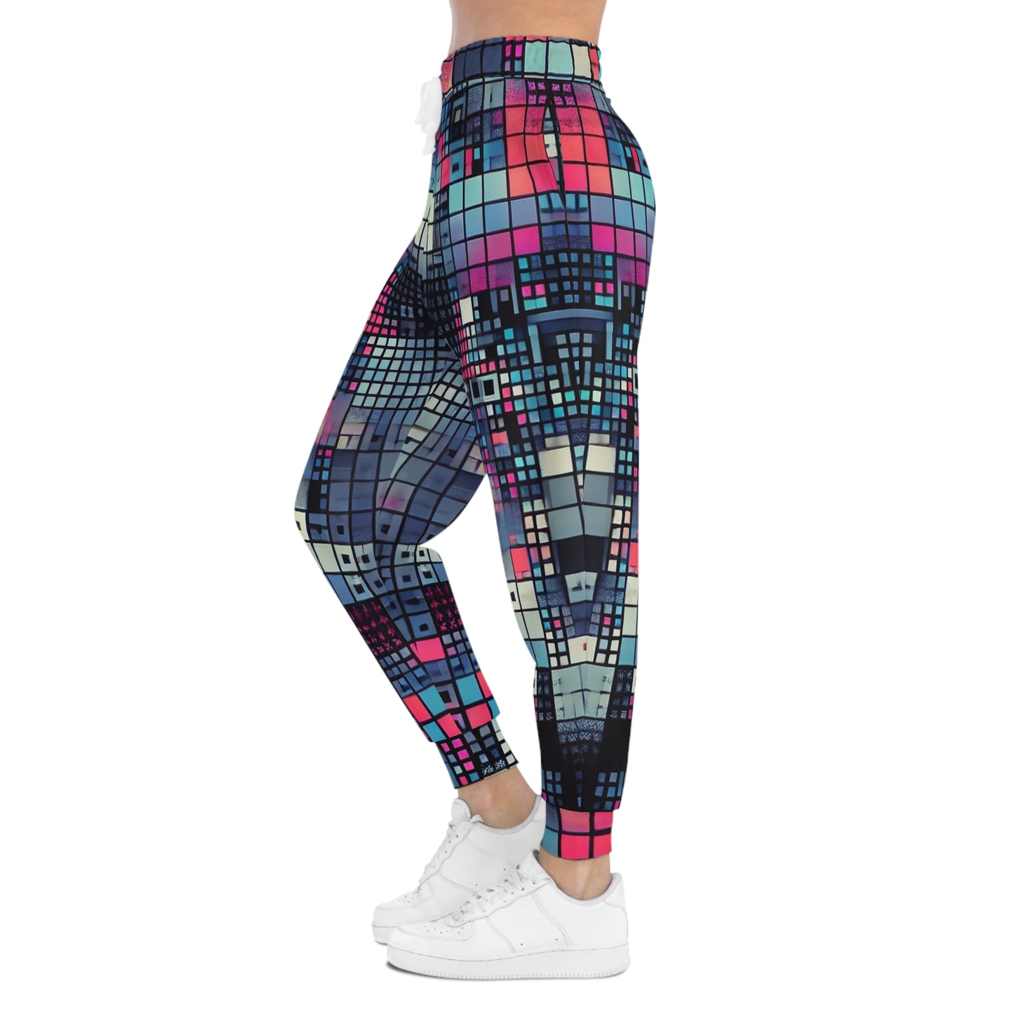 Optical Disarray Anti-Surveillance Joggers – Machine Vision Disruption Pants