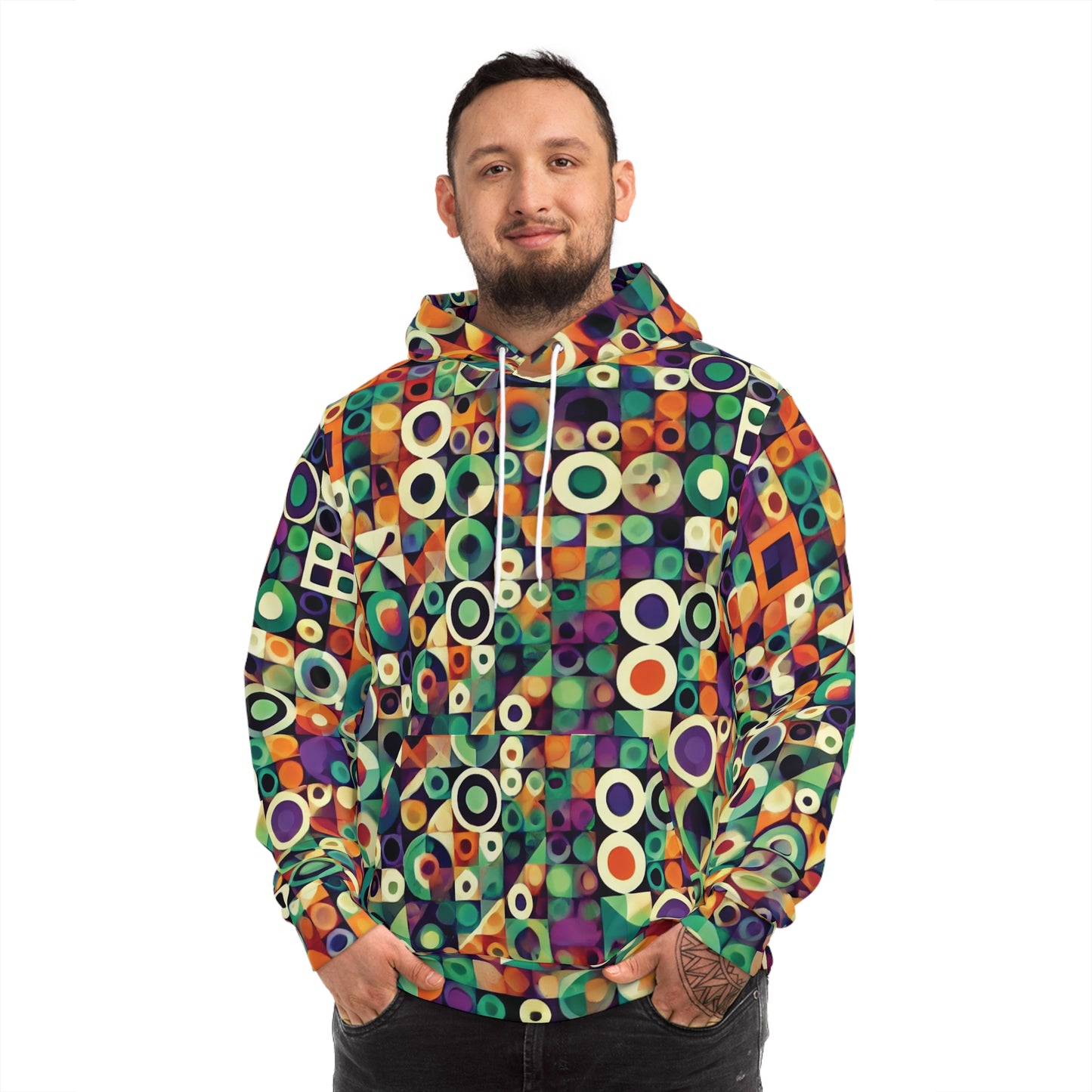 Dot Matrix Anti-Surveillance Hoodie – Pixel Disruption Clothing