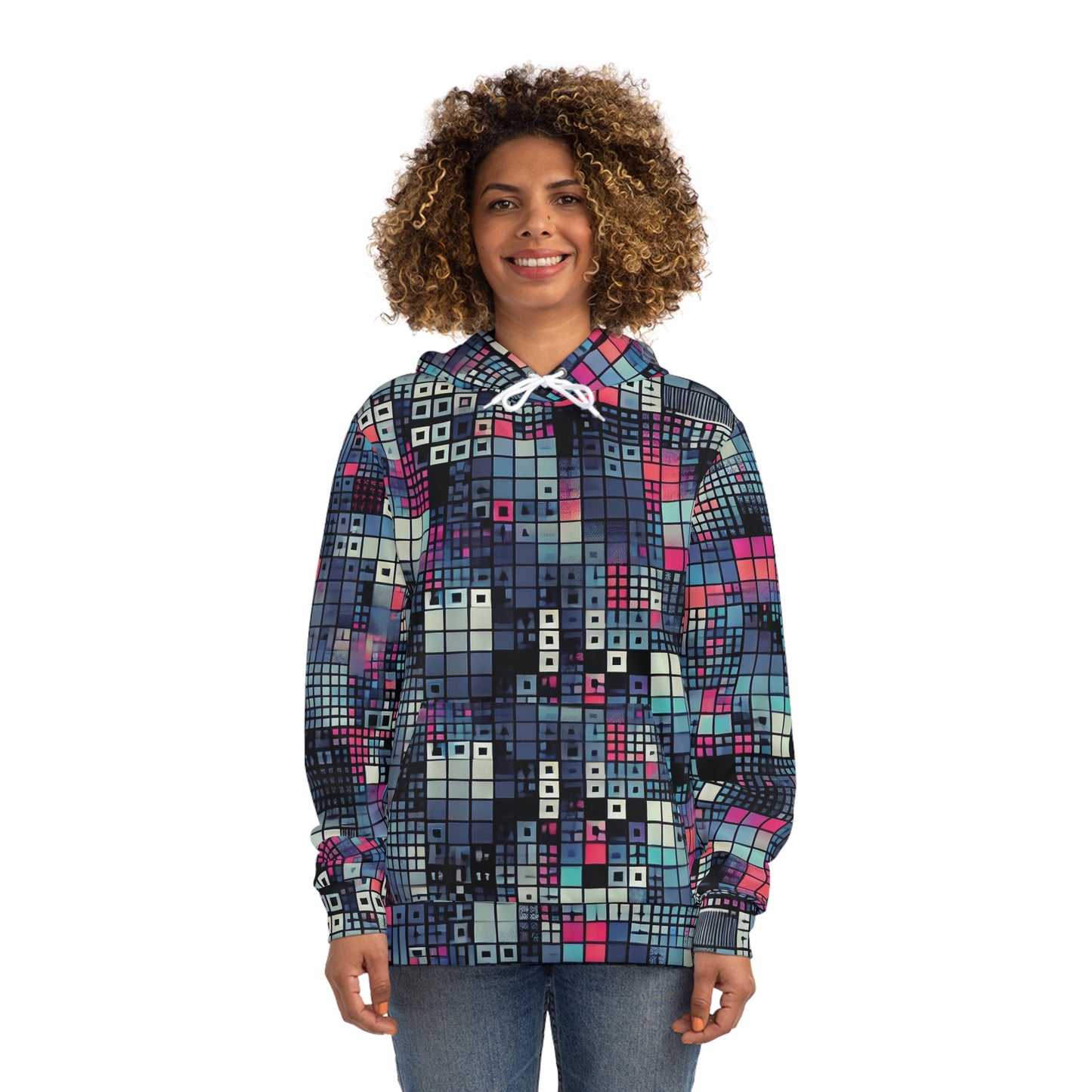 Optical Disarray Anti-Surveillance Hoodie – Machine Vision Disruption Apparel