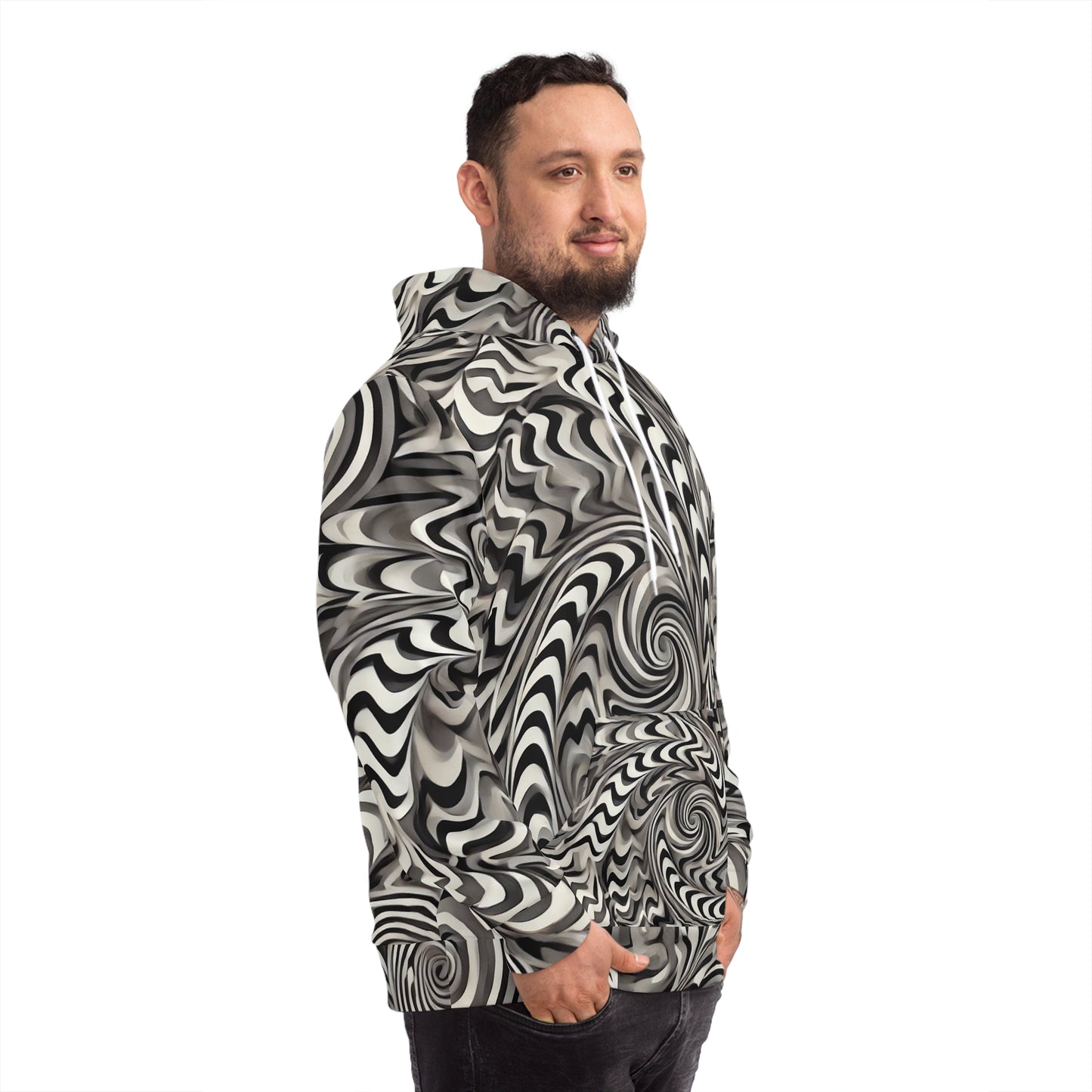 Inverse Reflection Anti-Surveillance Hoodie – Biometric Protection Apparel