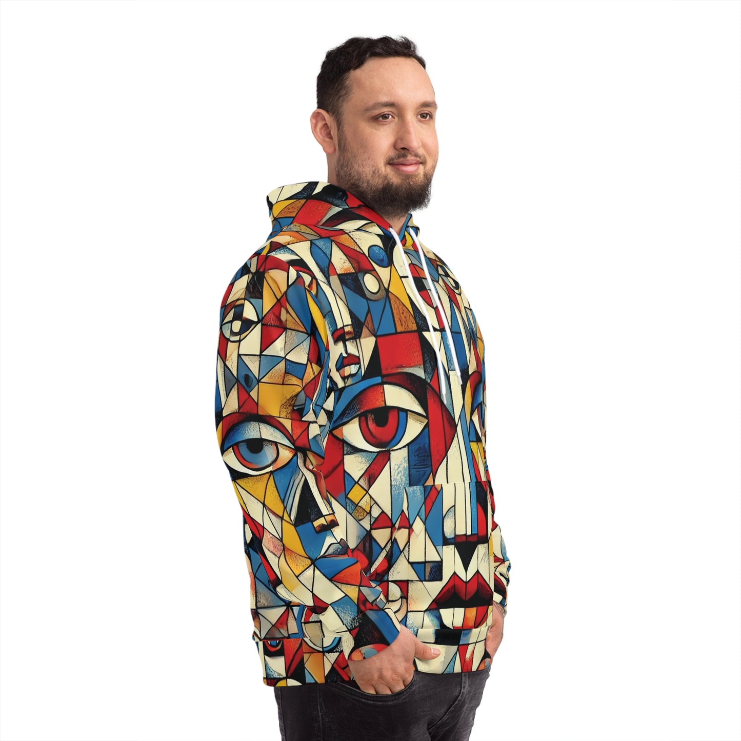 Deception Mosaic Anti-Surveillance Hoodie - Advanced Privacy Clothing