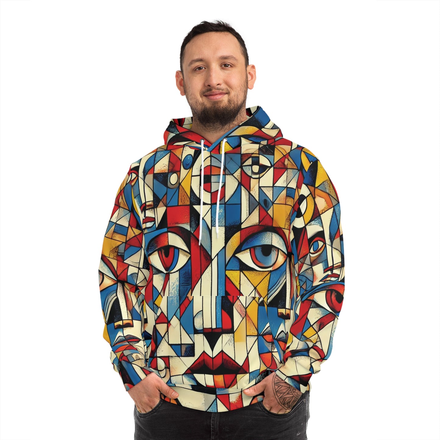 Deception Mosaic Anti-Surveillance Hoodie - Advanced Privacy Clothing