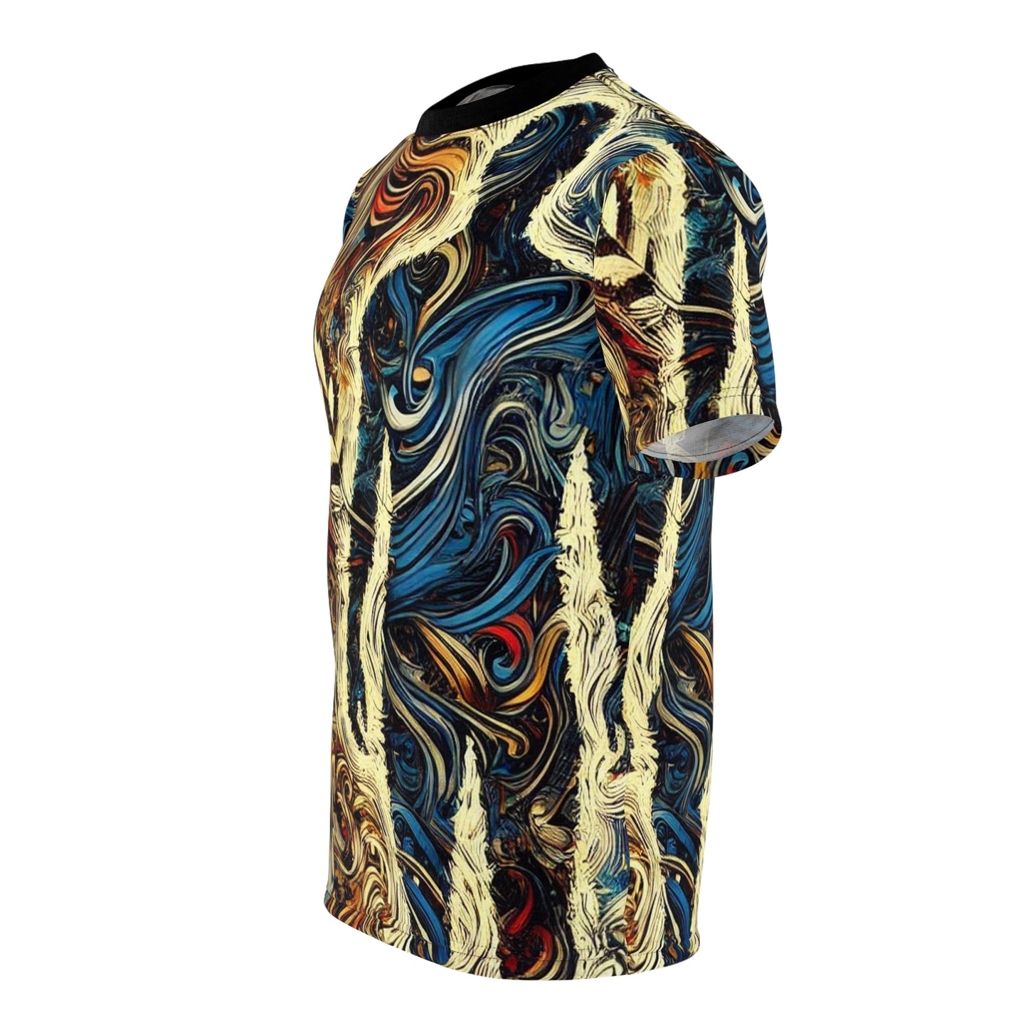 Encrypted Horizons Anti-Surveillance Tee Shirt – Adversarial Pattern Clothing