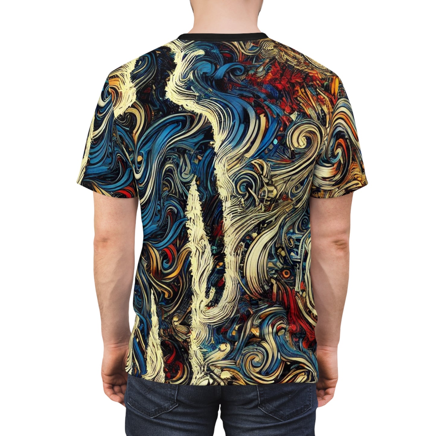 Encrypted Horizons Anti-Surveillance Tee Shirt – Adversarial Pattern Clothing