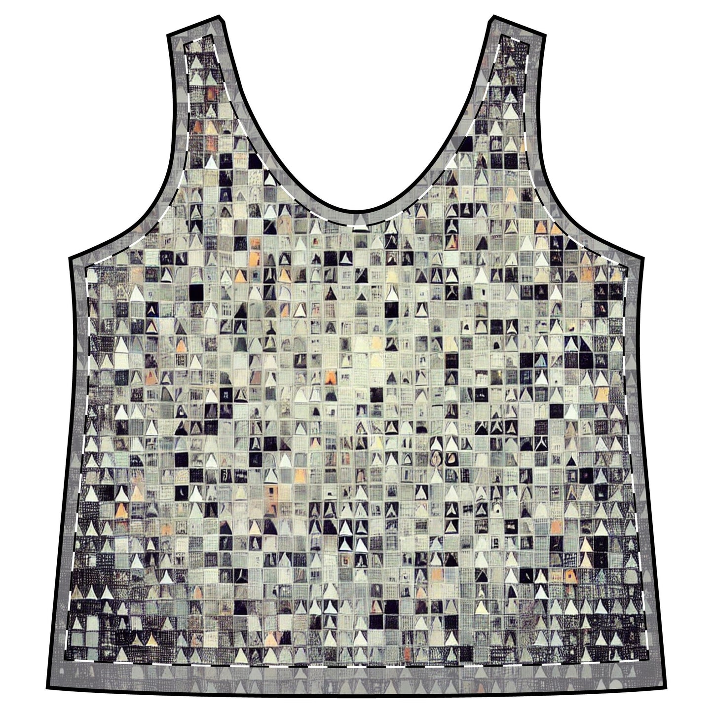 Pixel Disruption Anti-Surveillance Women's Tank