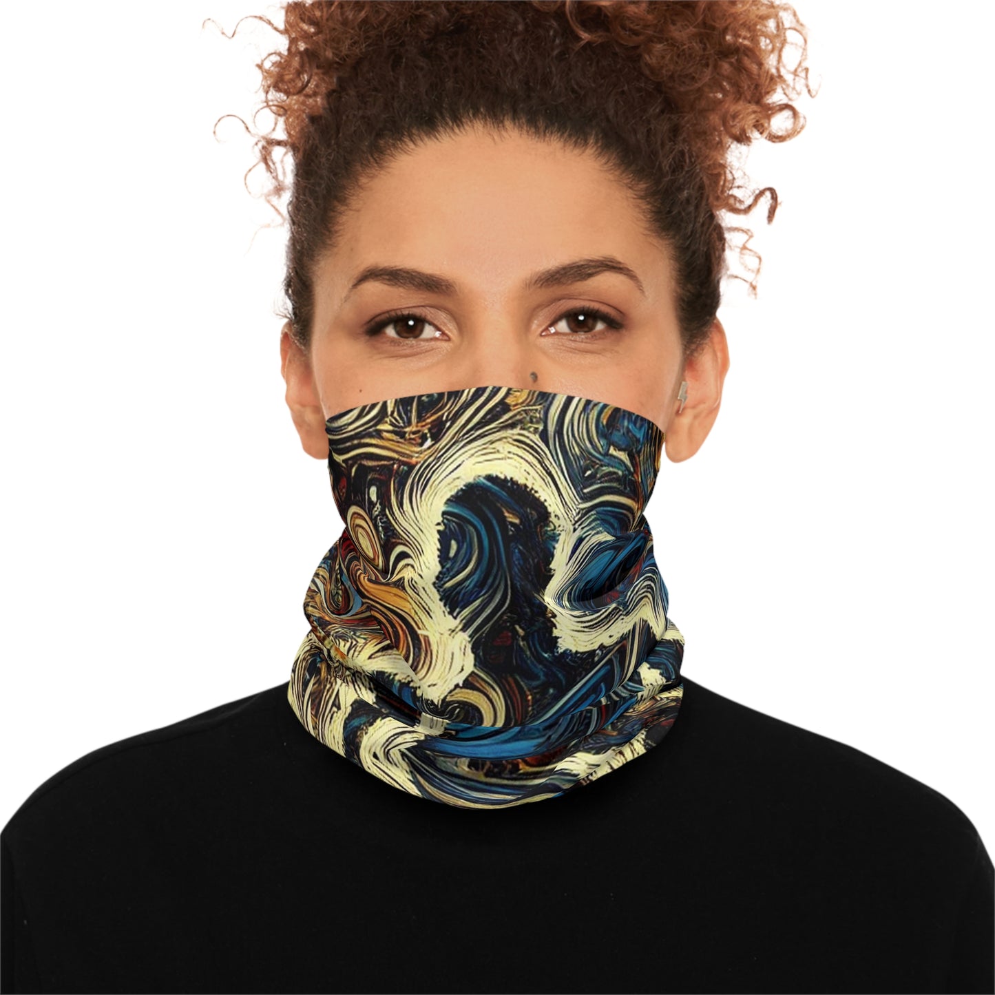 Encrypted Horizons Anti-Surveillance Face Mask – Encrypted Pattern Shield