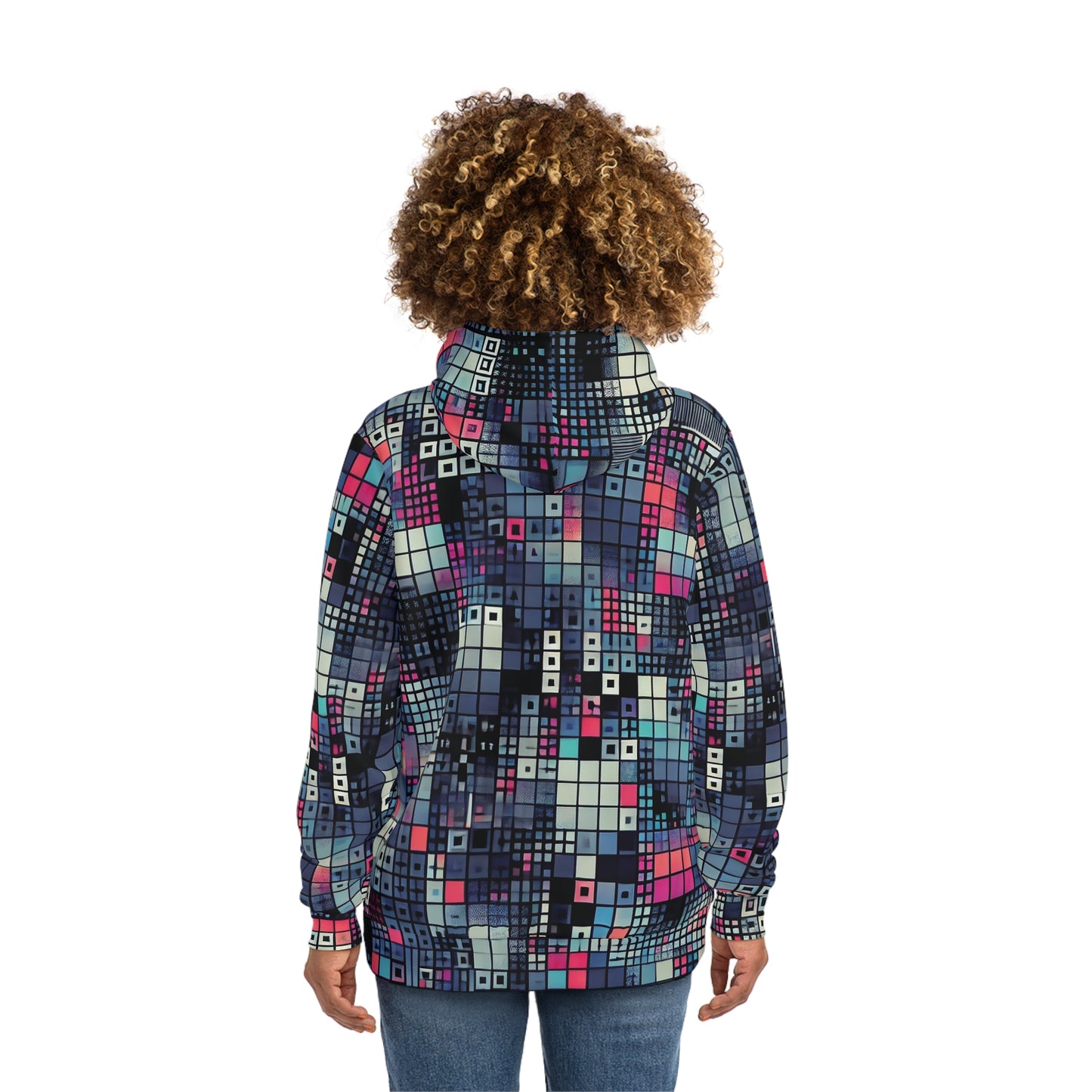 Optical Disarray Anti-Surveillance Hoodie – Machine Vision Disruption Apparel