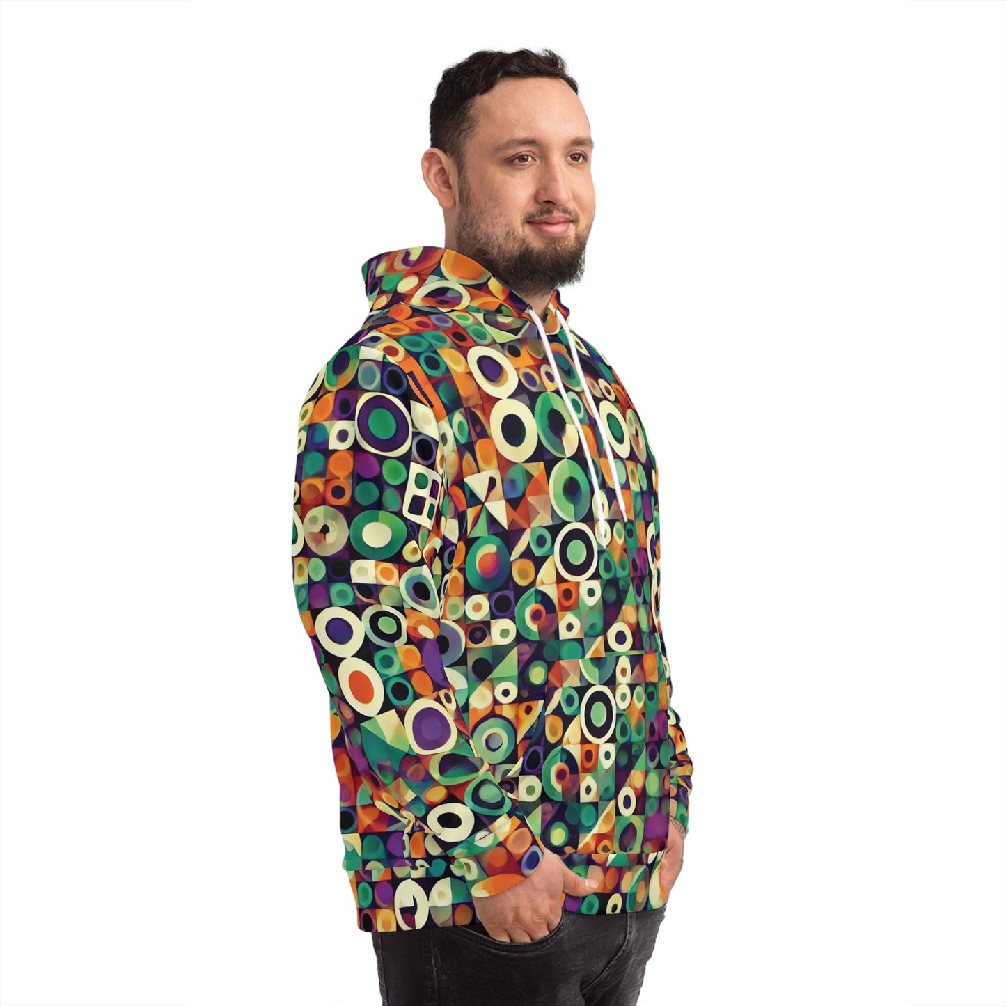 Dot Matrix Anti-Surveillance Hoodie – Pixel Disruption Clothing