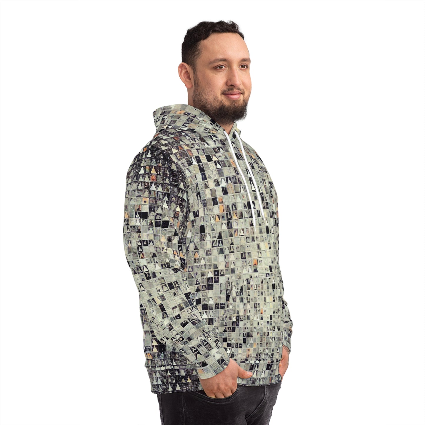 Pixel Disruption Anti-Surveillance Hoodie – Machine Vision Protection