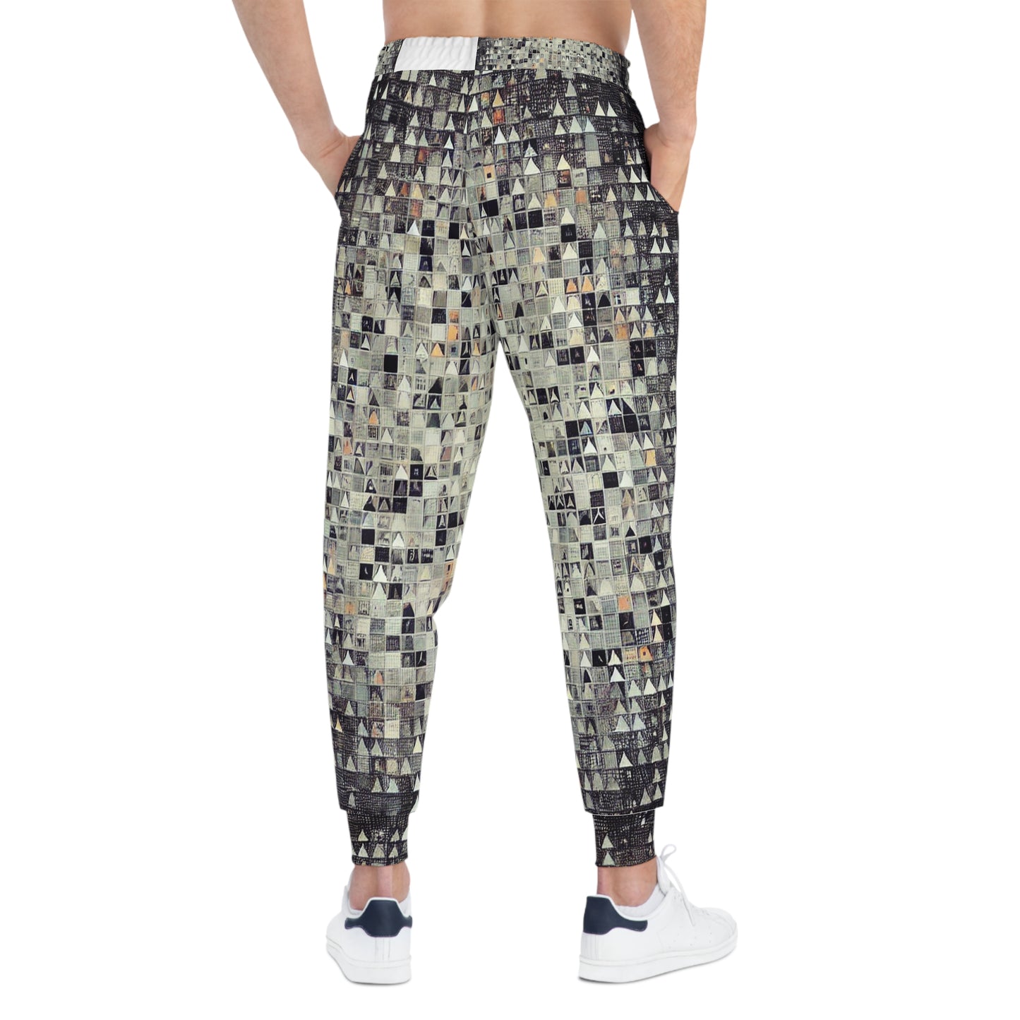 Pixel Disruption Anti-Surveillance Joggers – Machine Vision Protection