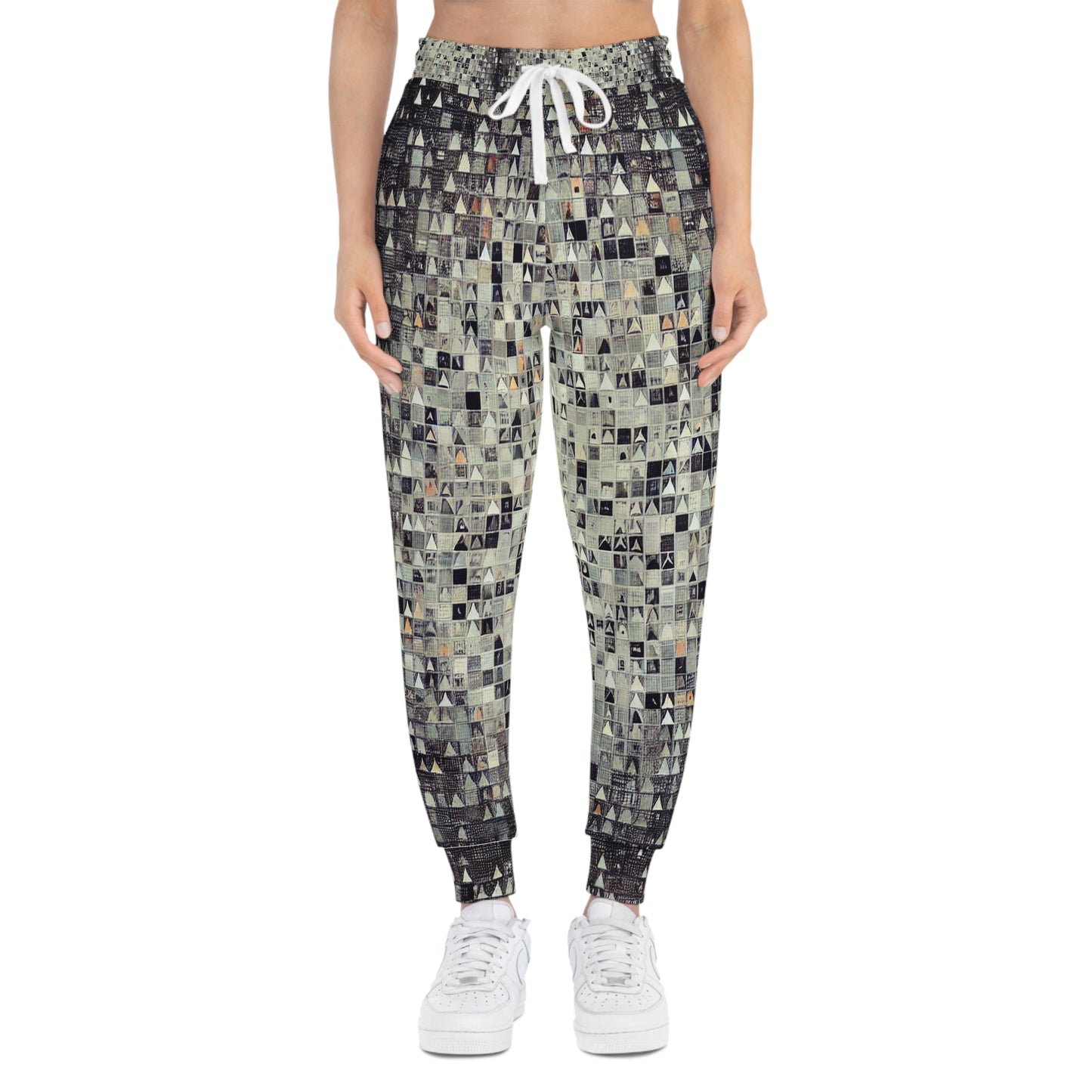 Pixel Disruption Anti-Surveillance Joggers – Machine Vision Protection