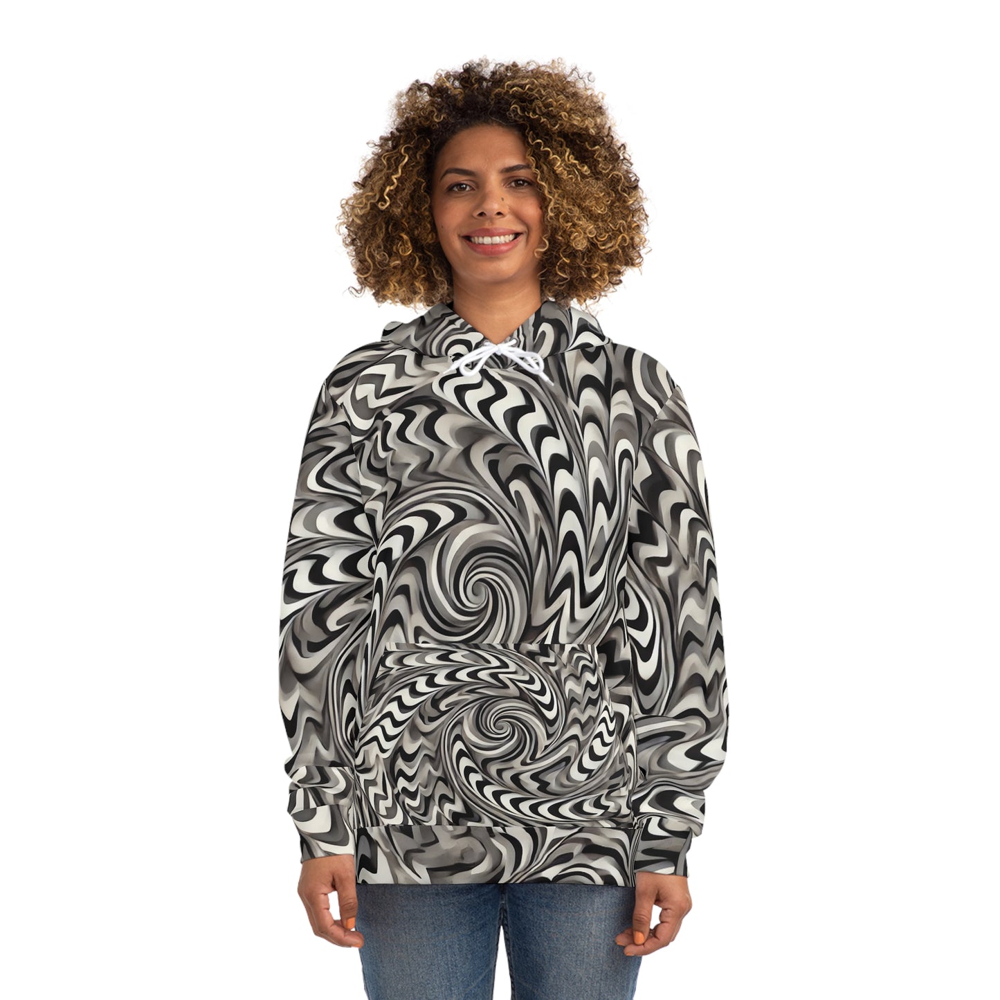 Inverse Reflection Anti-Surveillance Hoodie – Biometric Protection Apparel