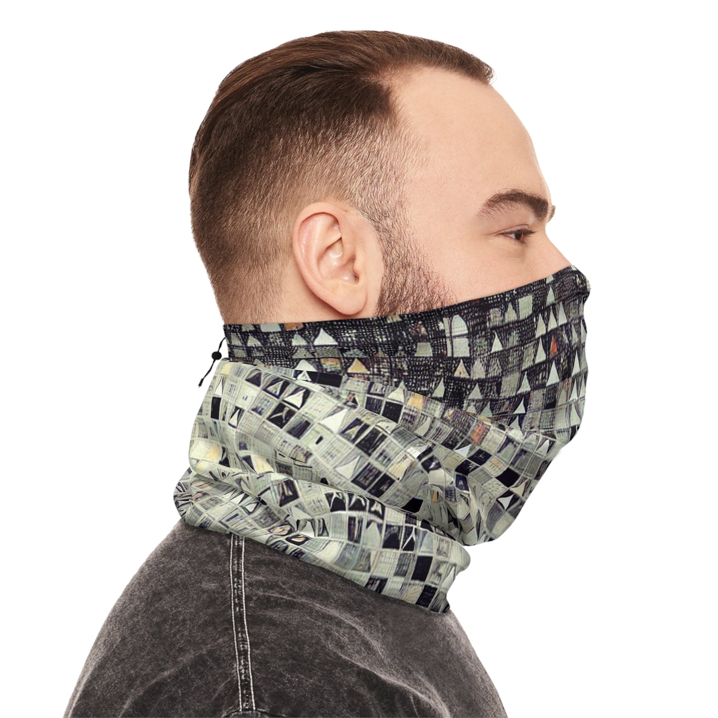 Pixel Disruption Anti-Surveillance Face Mask – Privacy Protection Tech