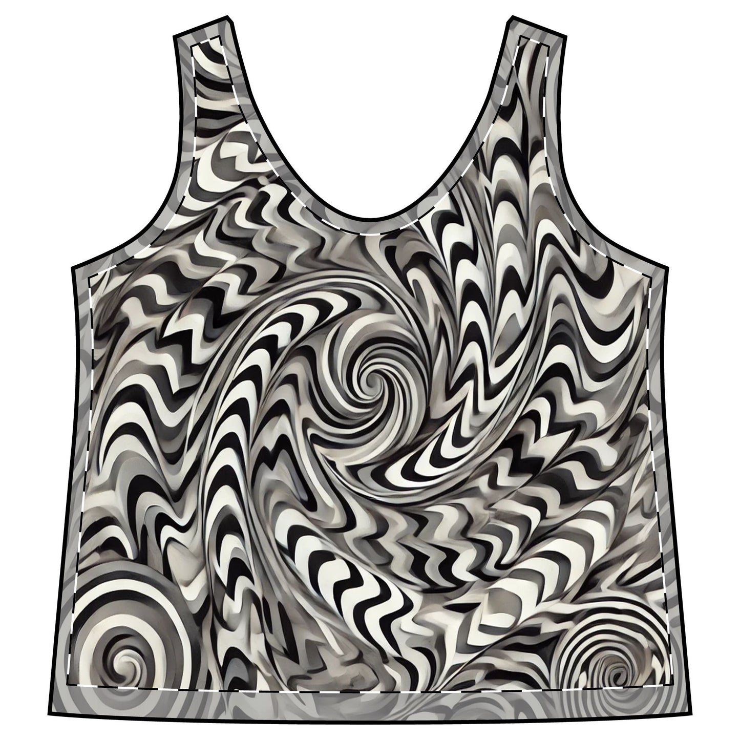 Inverse Reflection Anti-Surveillance Women's Tank Top