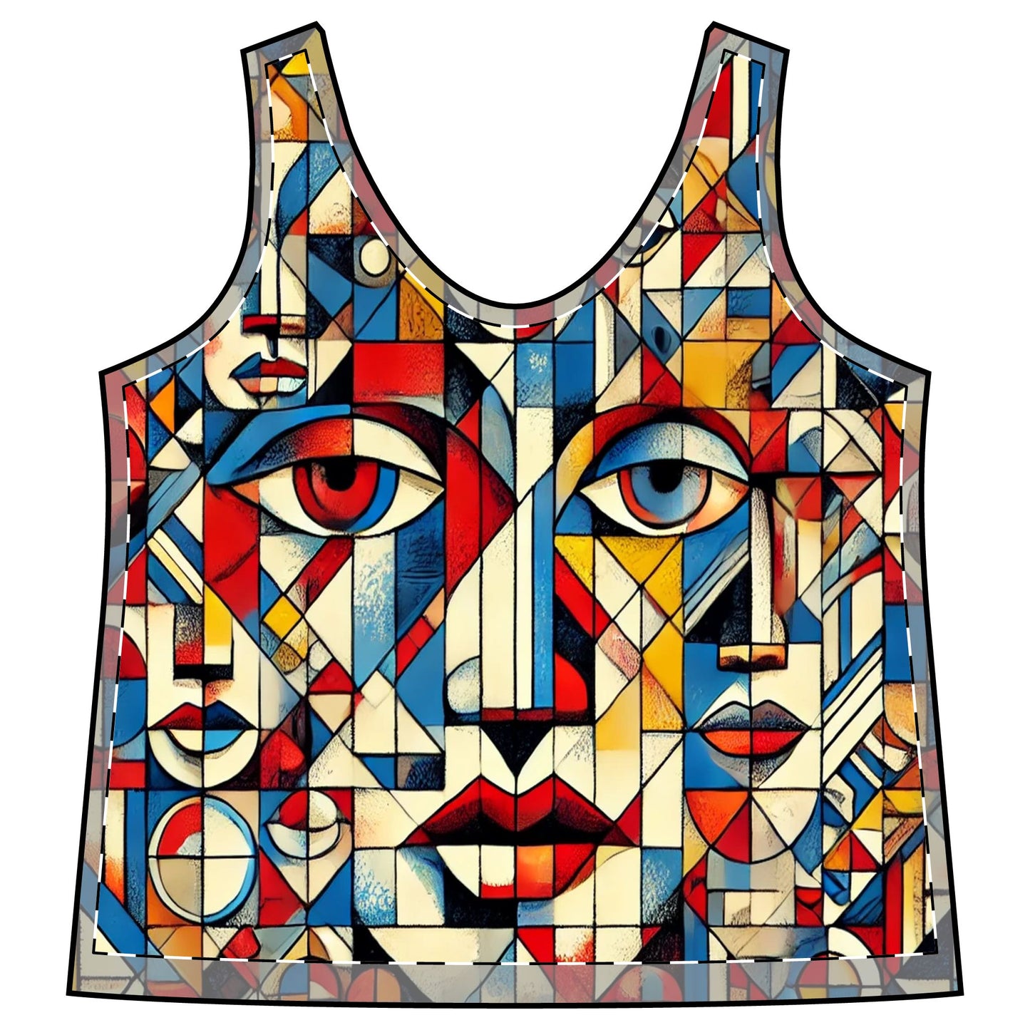 Deception Mosaic Anti-Surveillance Women's Tank Top