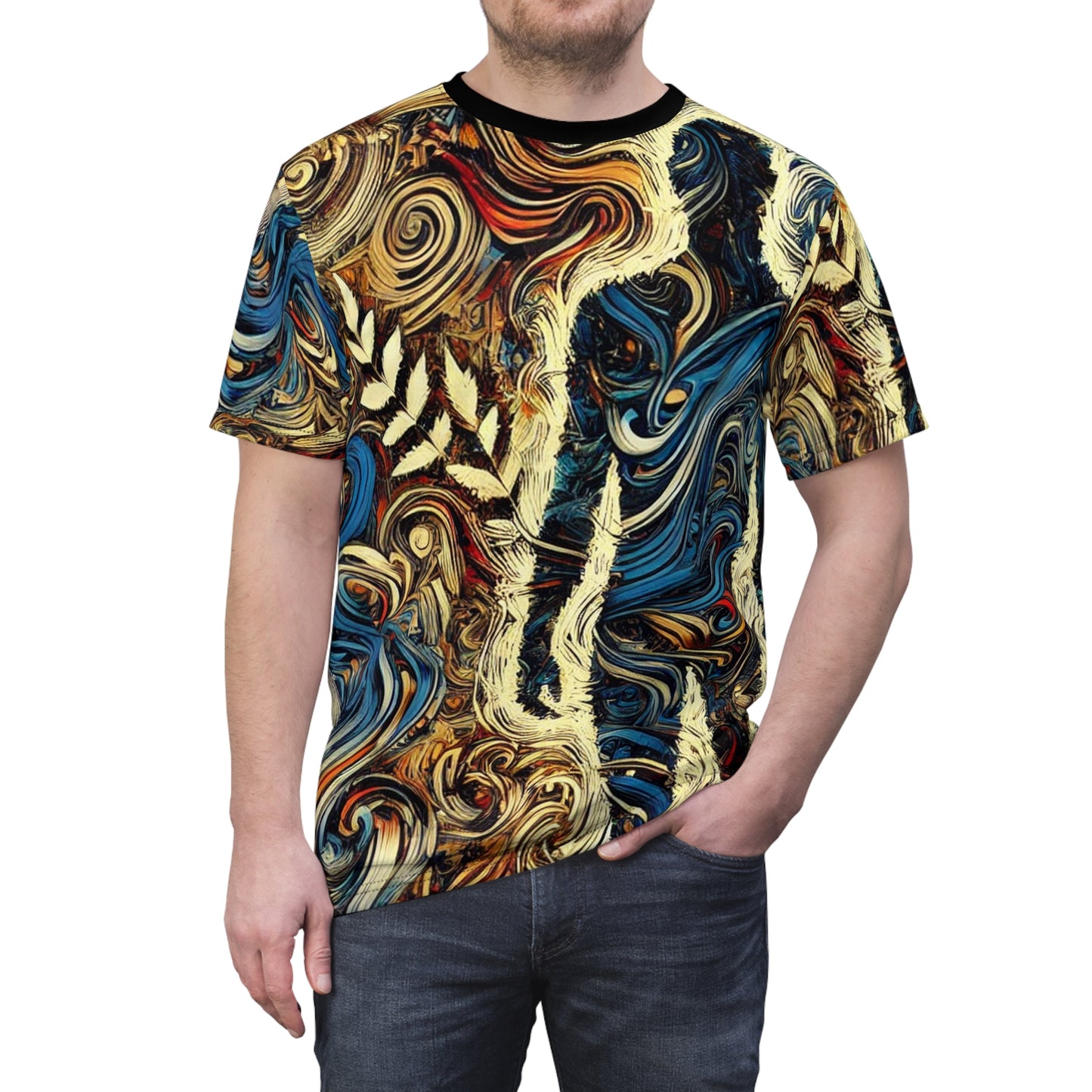 Encrypted Horizons Anti-Surveillance Tee Shirt – Adversarial Pattern Clothing