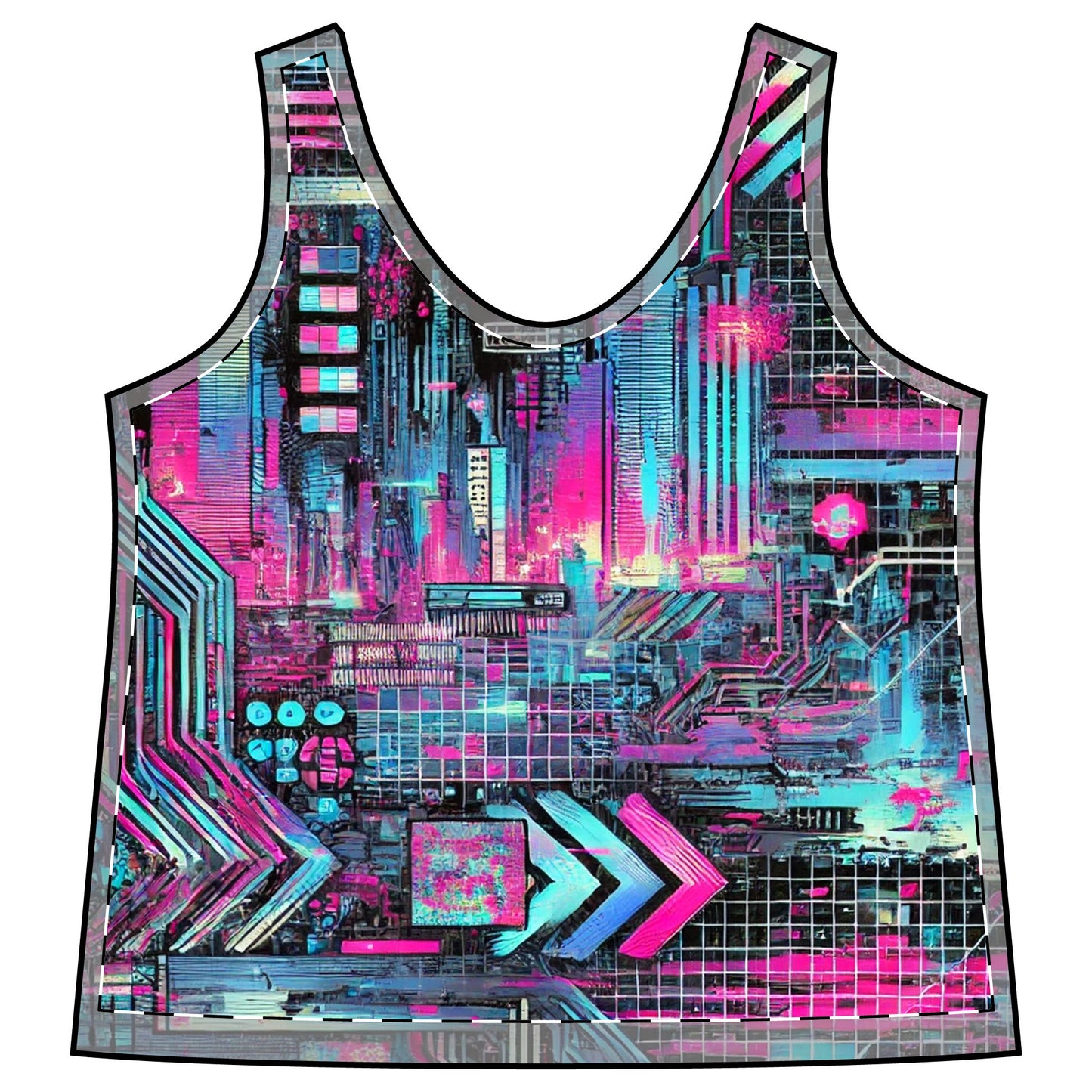 Cyber City Anti-Surveillance Women's Tank Top