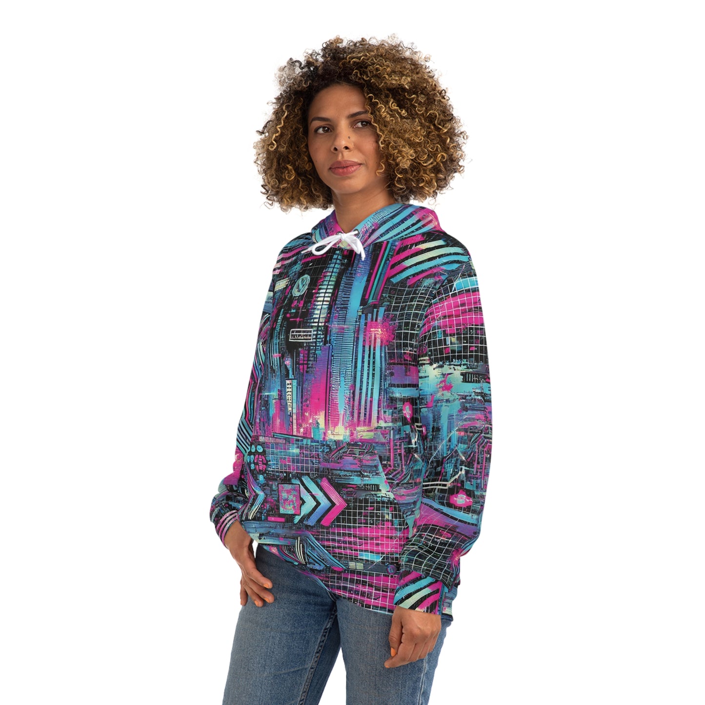 Cyber City Anti-Surveillance Hoodie – Facial Recognition Resistant Privacy Protection Clothing