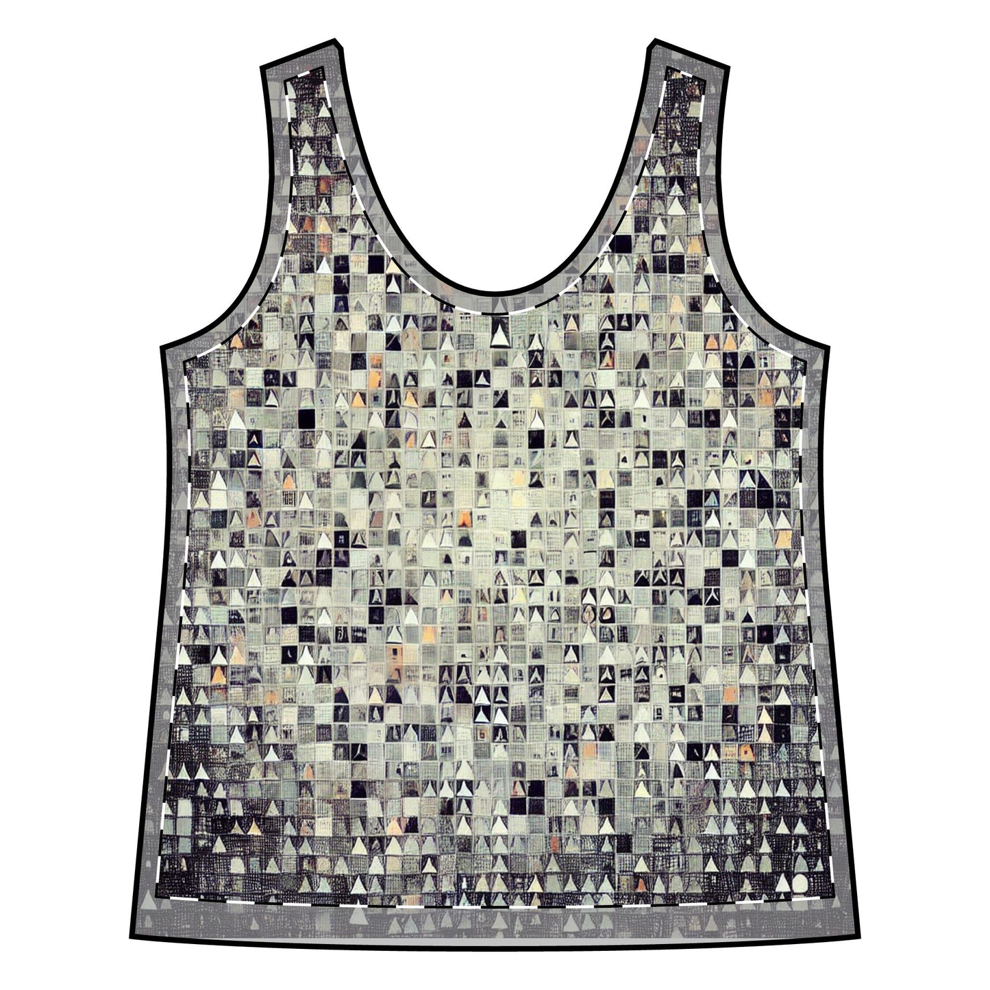 Pixel Disruption Anti-Surveillance Women's Tank