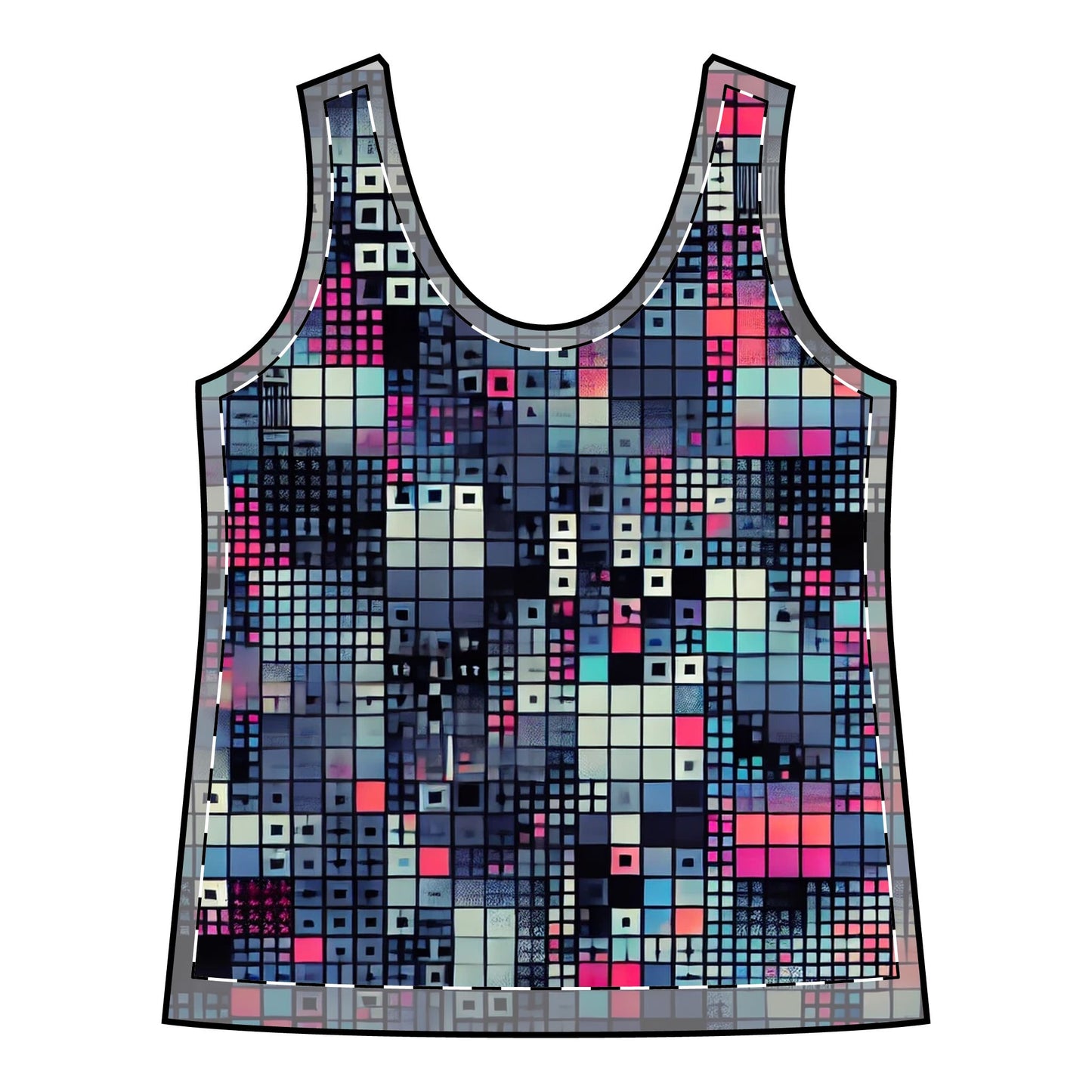 Optical Disarray Anti-Surveillance Women's Tank Top