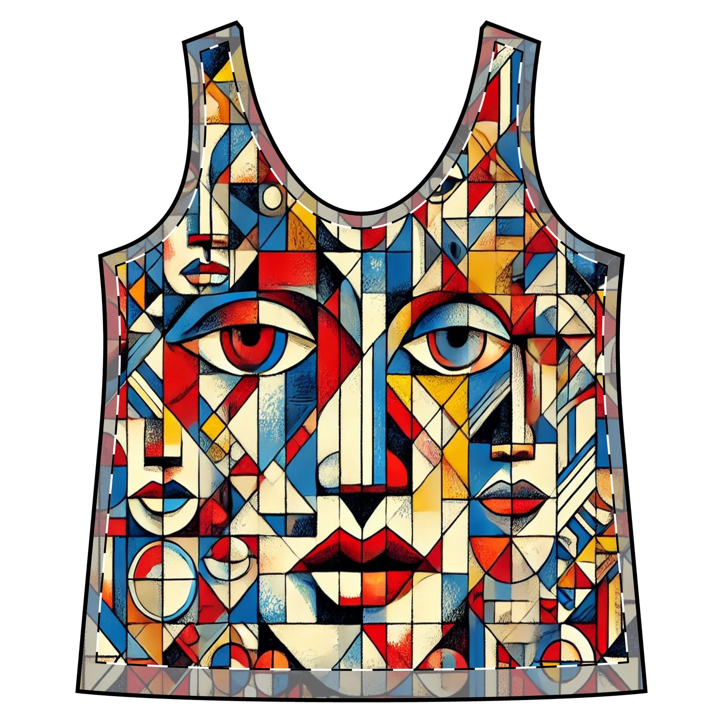Deception Mosaic Anti-Surveillance Women's Tank Top