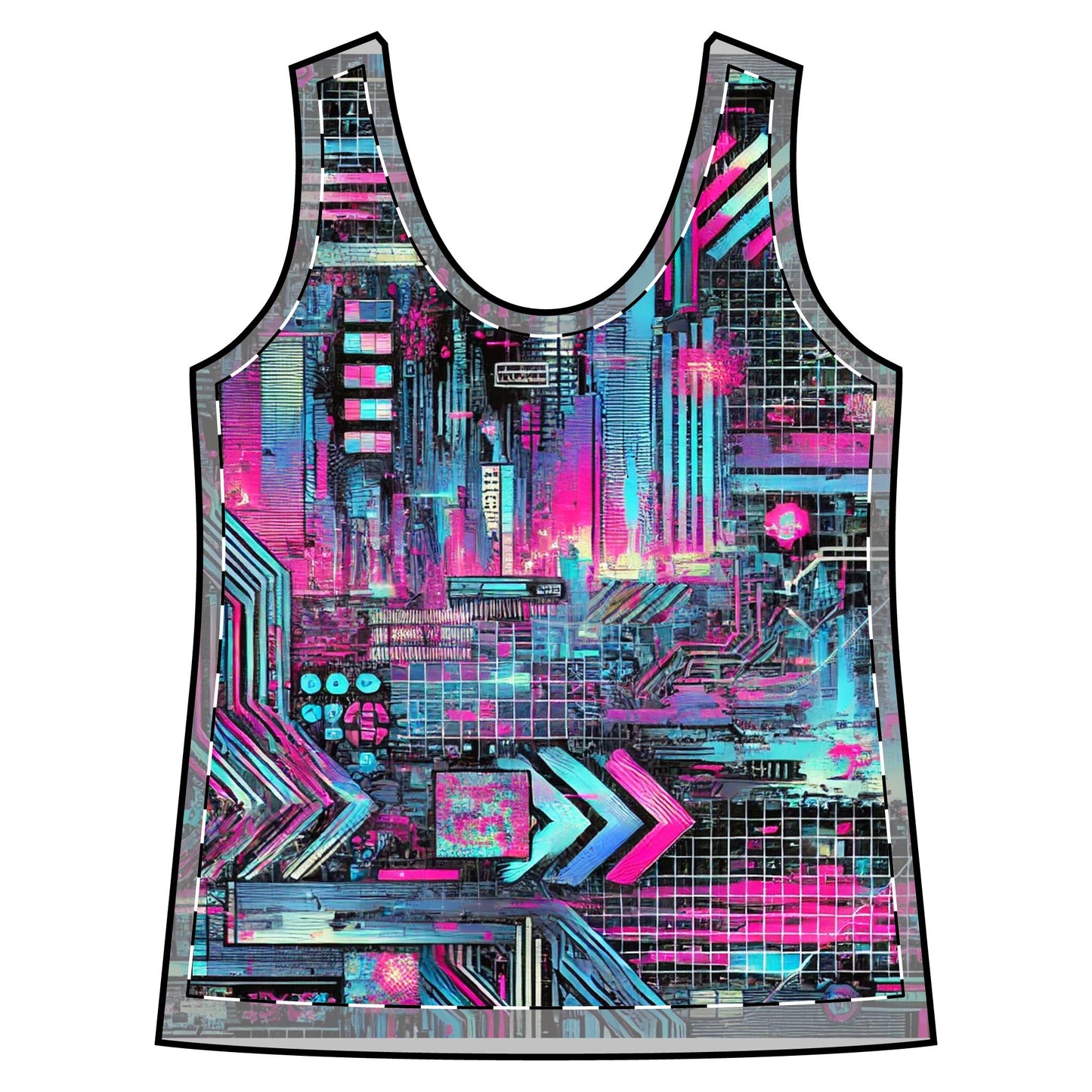 Cyber City Anti-Surveillance Women's Tank Top