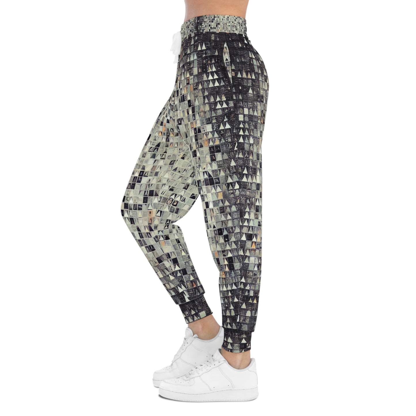 Pixel Disruption Anti-Surveillance Joggers – Machine Vision Protection