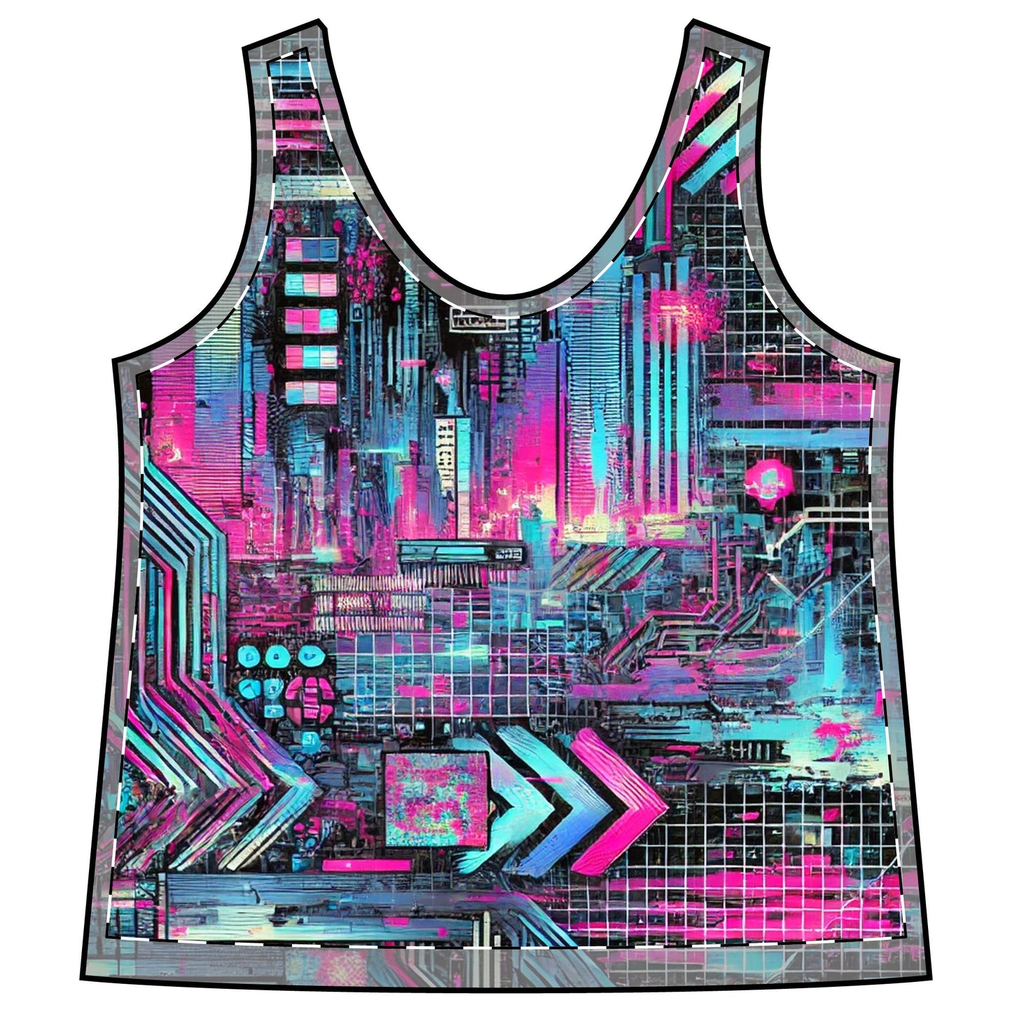 Cyber City Anti-Surveillance Women's Tank Top