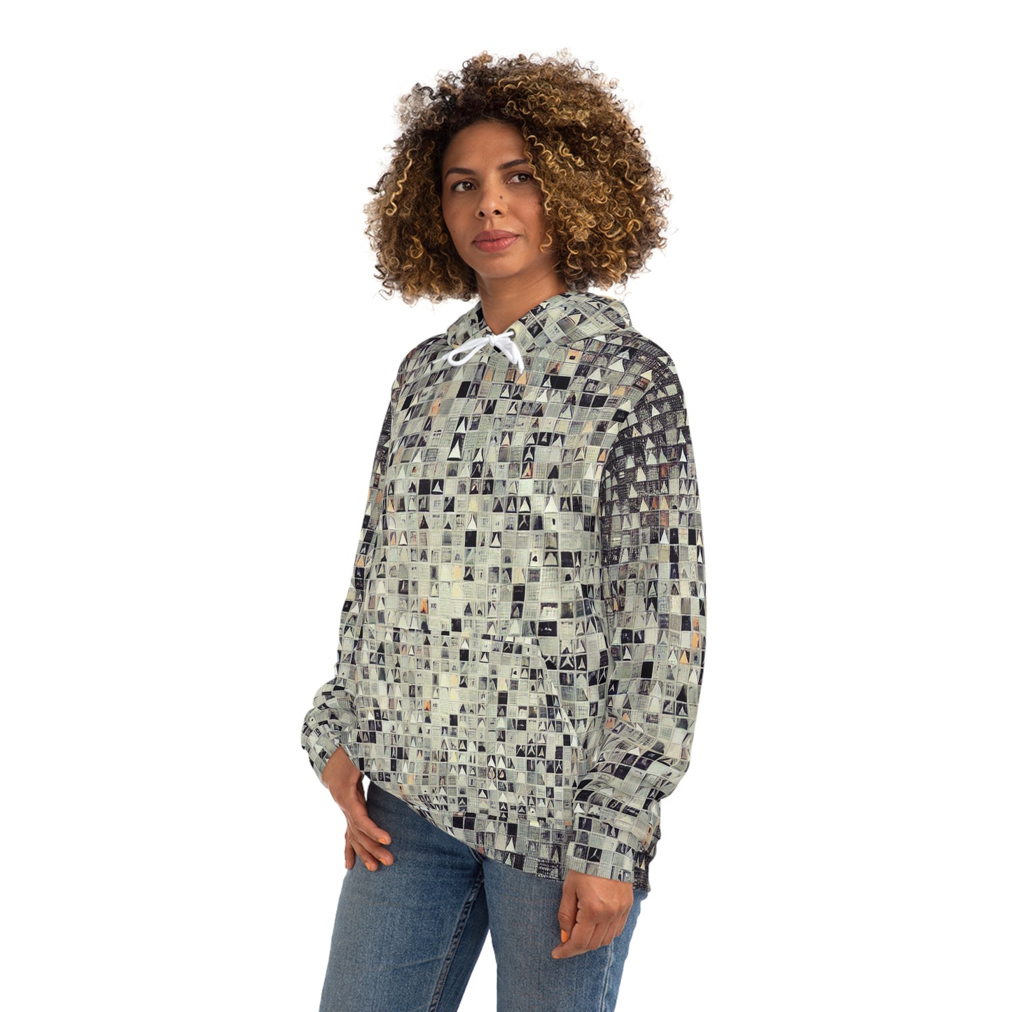 Pixel Disruption Anti-Surveillance Hoodie – Machine Vision Protection