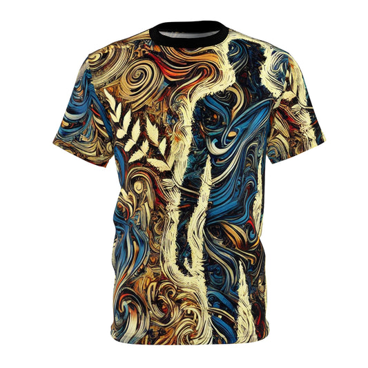 Encrypted Horizons Anti-Surveillance Tee Shirt – Adversarial Pattern Clothing