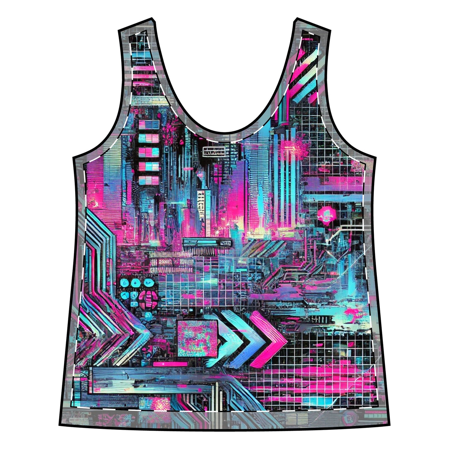 Cyber City Anti-Surveillance Women's Tank Top