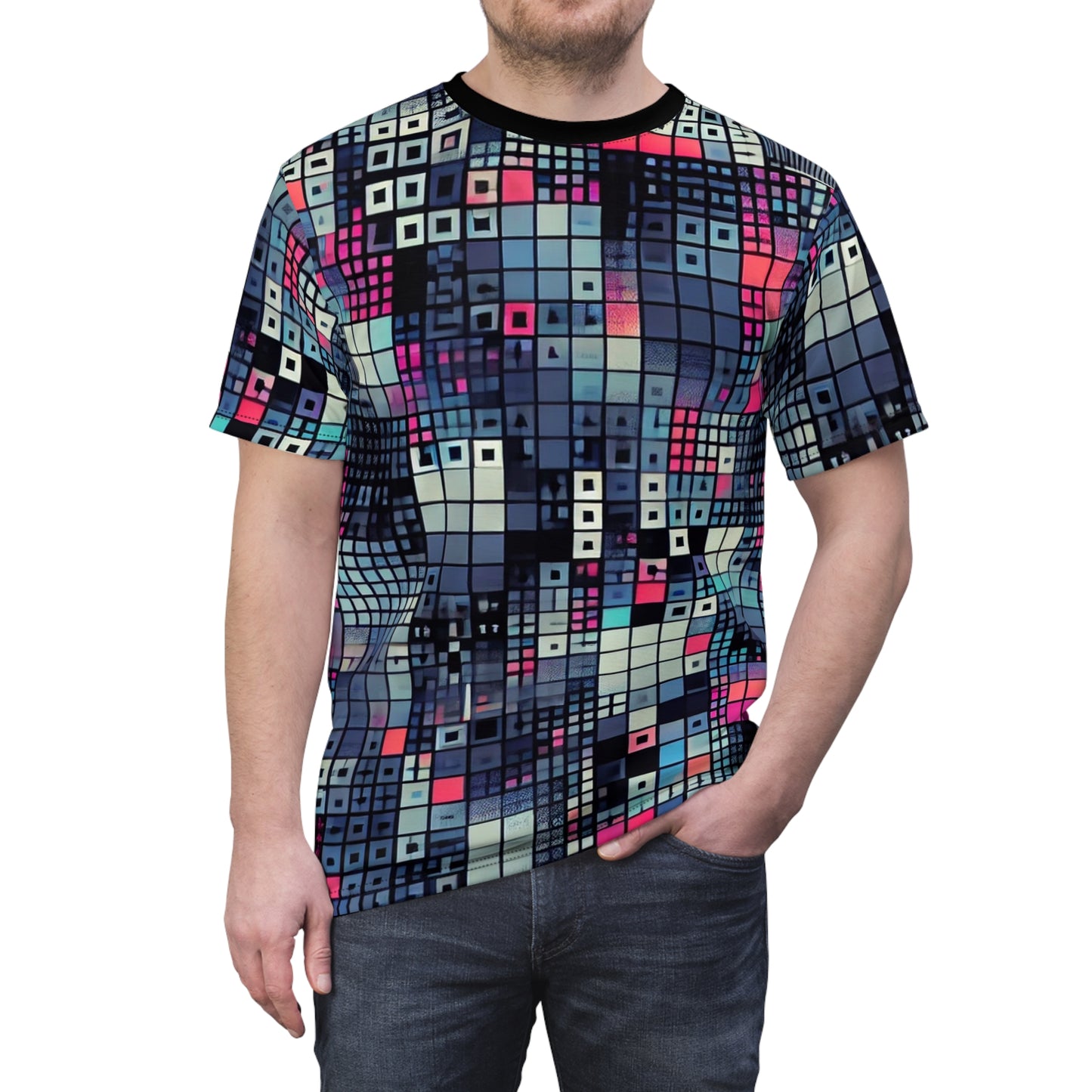 Optical Disarray Anti-Surveillance T-Shirt – Machine Vision Disruption Shirt