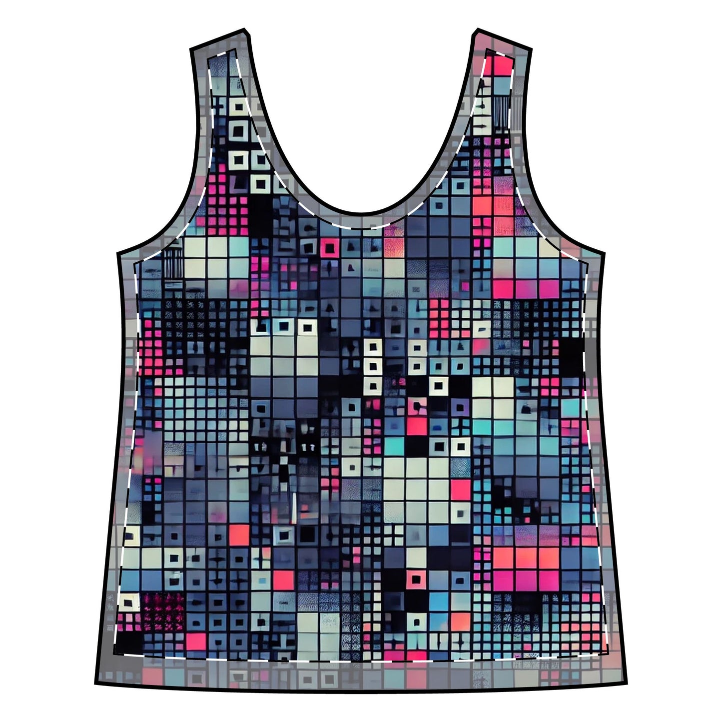 Optical Disarray Anti-Surveillance Women's Tank Top