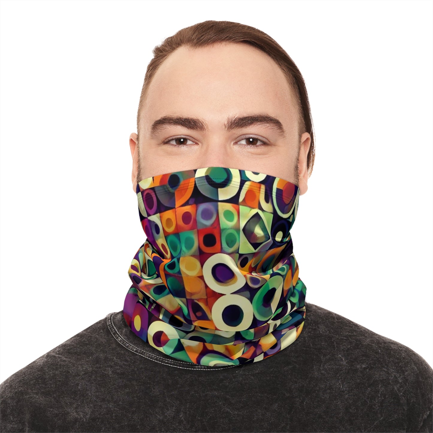 Dot Matrix Anti-Surveillance Face Mask – Machine Vision Disruption
