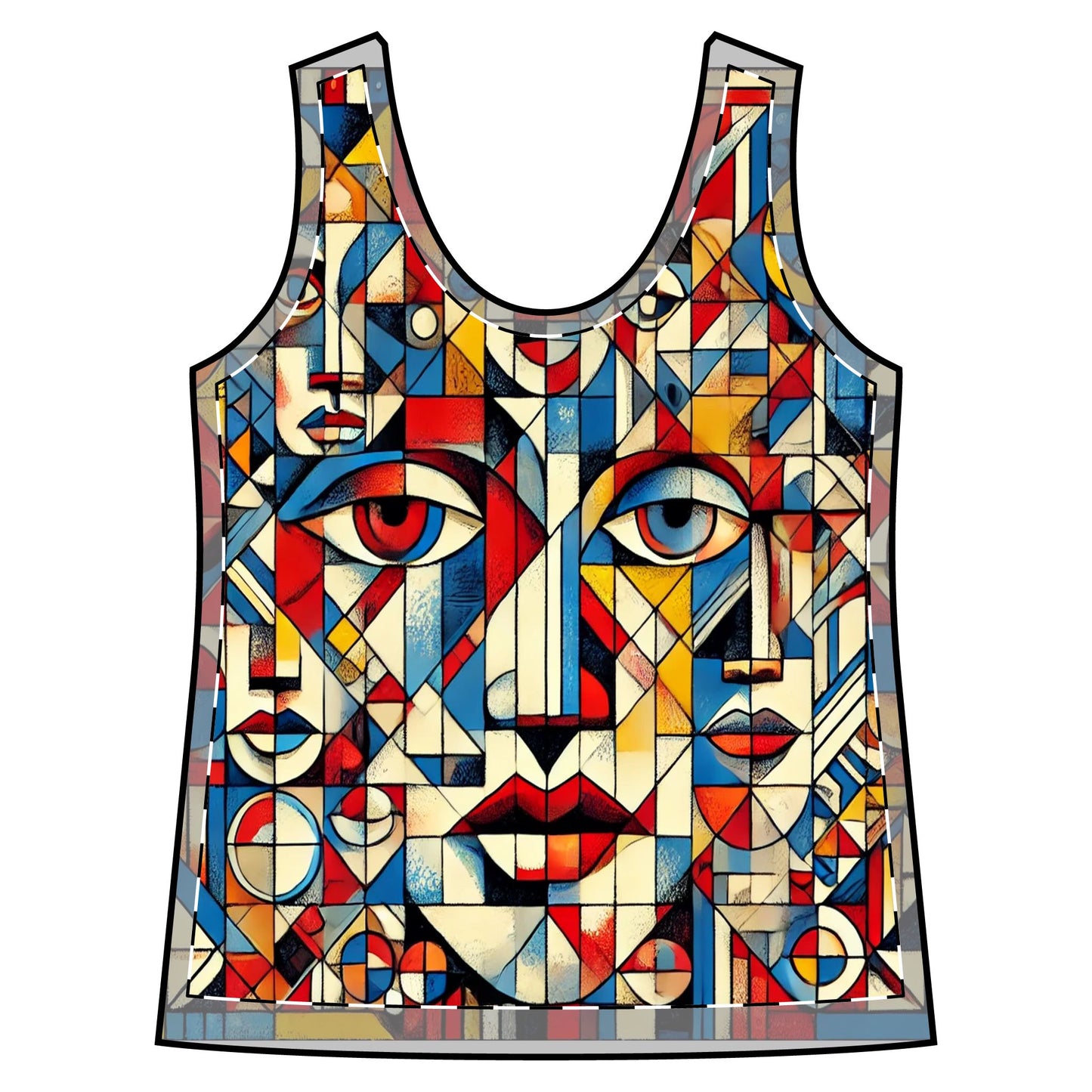 Deception Mosaic Anti-Surveillance Women's Tank Top