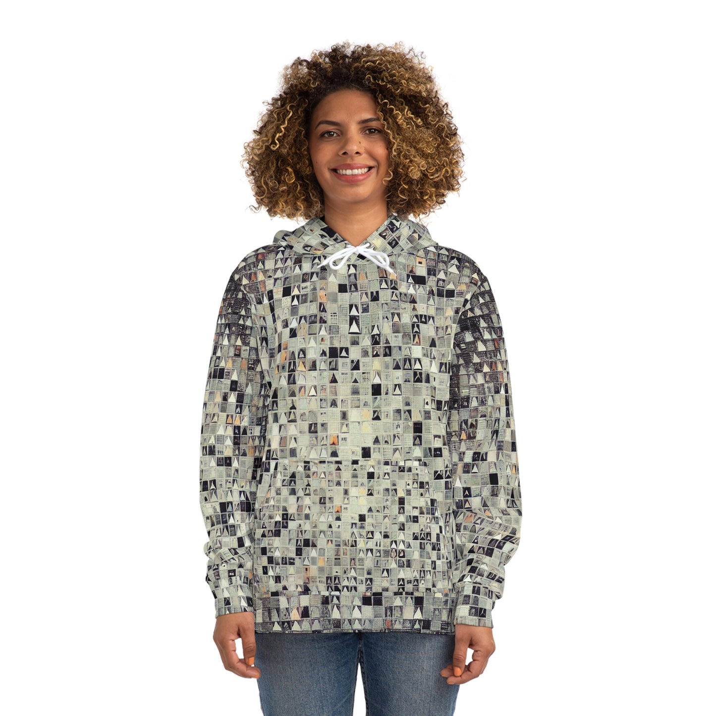 Pixel Disruption Anti-Surveillance Hoodie – Machine Vision Protection