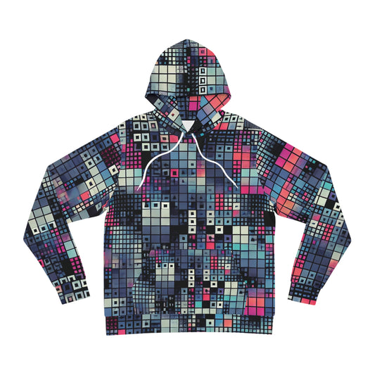 Optical Disarray Anti-Surveillance Hoodie – Machine Vision Disruption Apparel