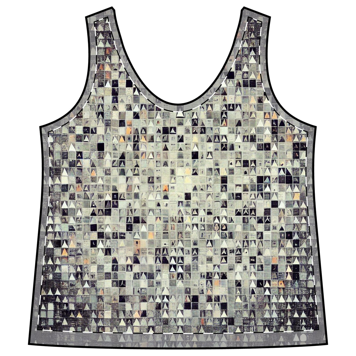 Pixel Disruption Anti-Surveillance Women's Tank