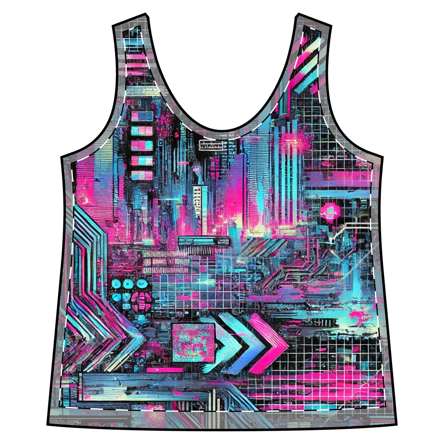 Cyber City Anti-Surveillance Women's Tank Top