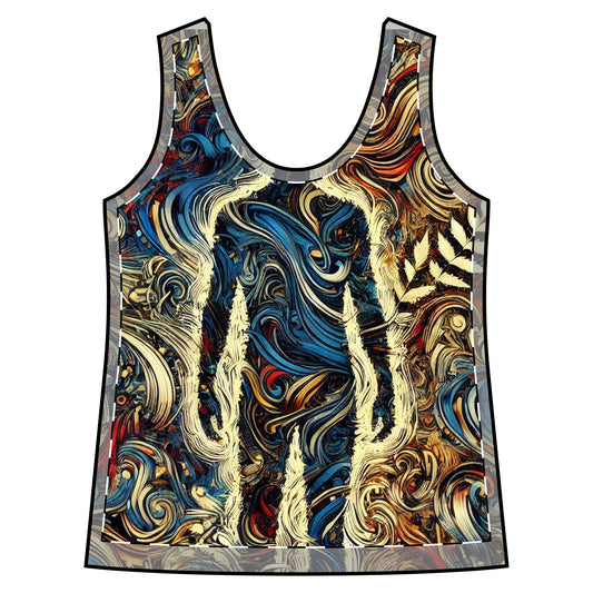 Encrypted Horizons Anti-Surveillance Tank Top