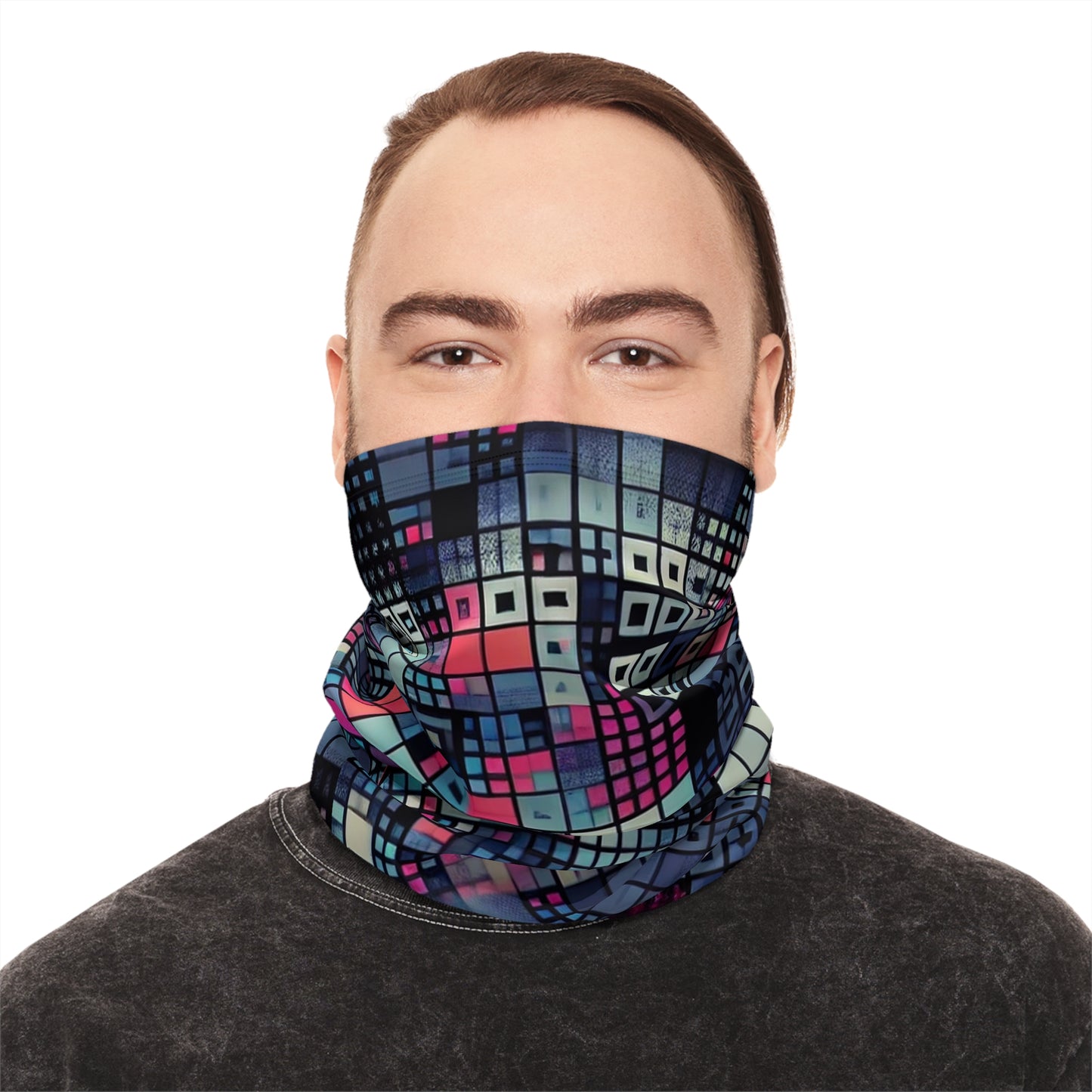 Optical Disarray Anti-Surveillance Face Mask – Vision Distortion Tech