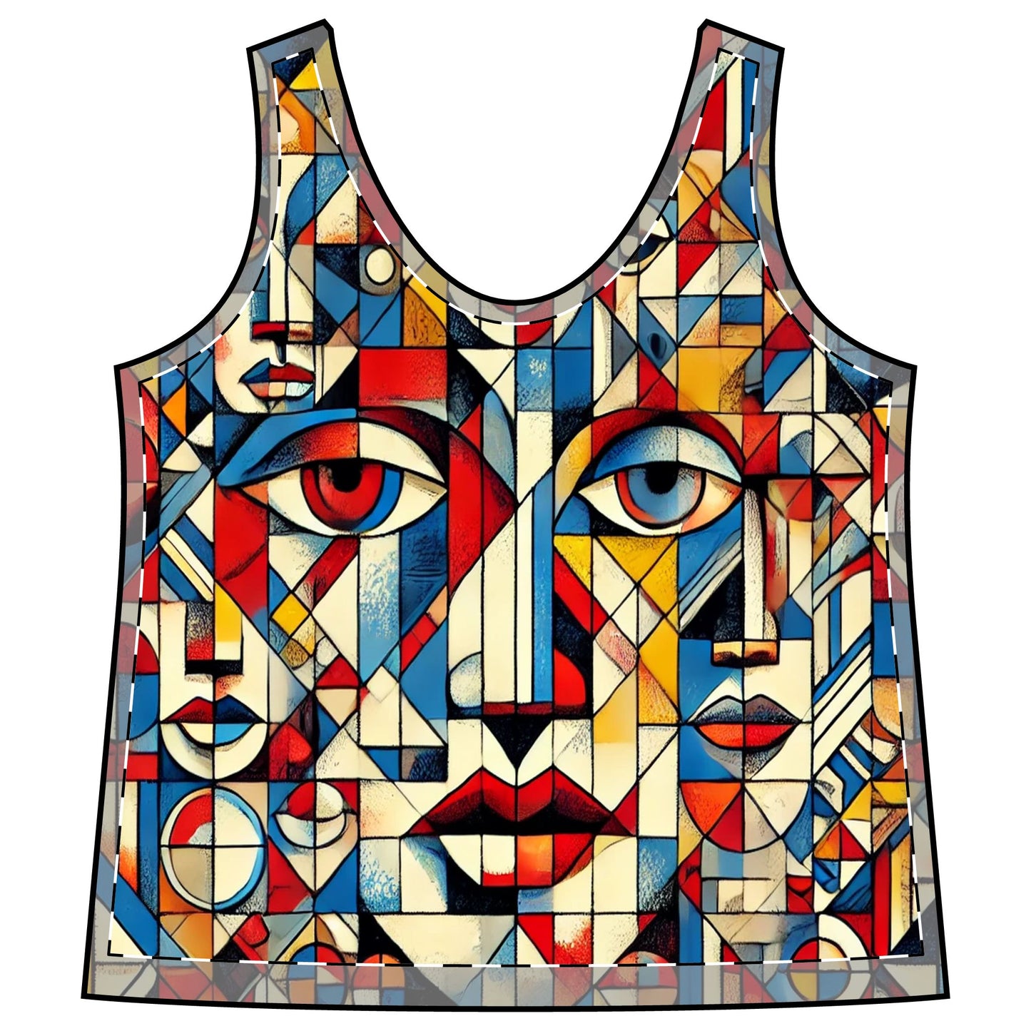 Deception Mosaic Anti-Surveillance Women's Tank Top