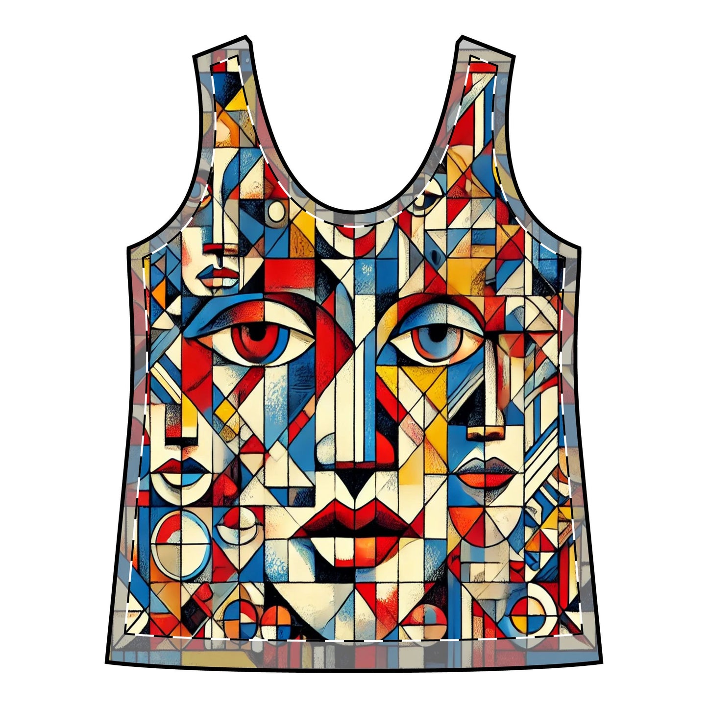 Deception Mosaic Anti-Surveillance Women's Tank Top