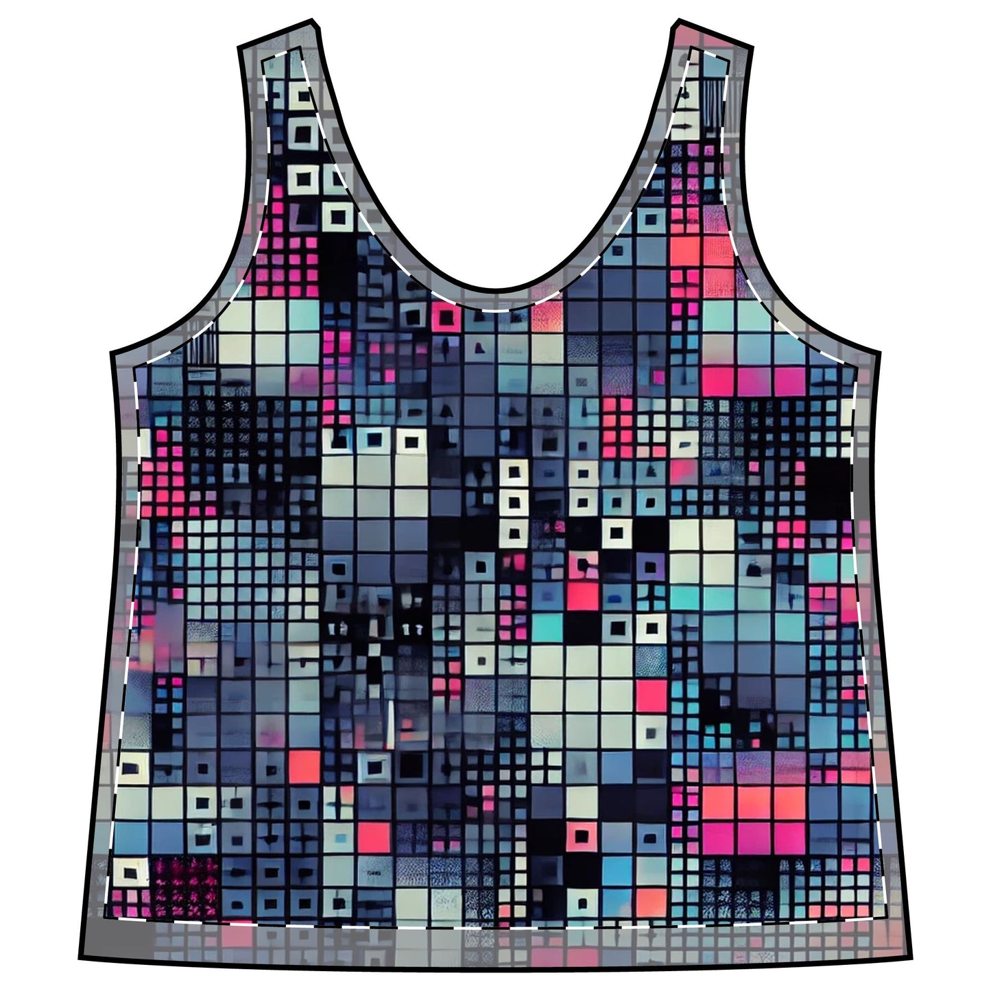 Optical Disarray Anti-Surveillance Women's Tank Top